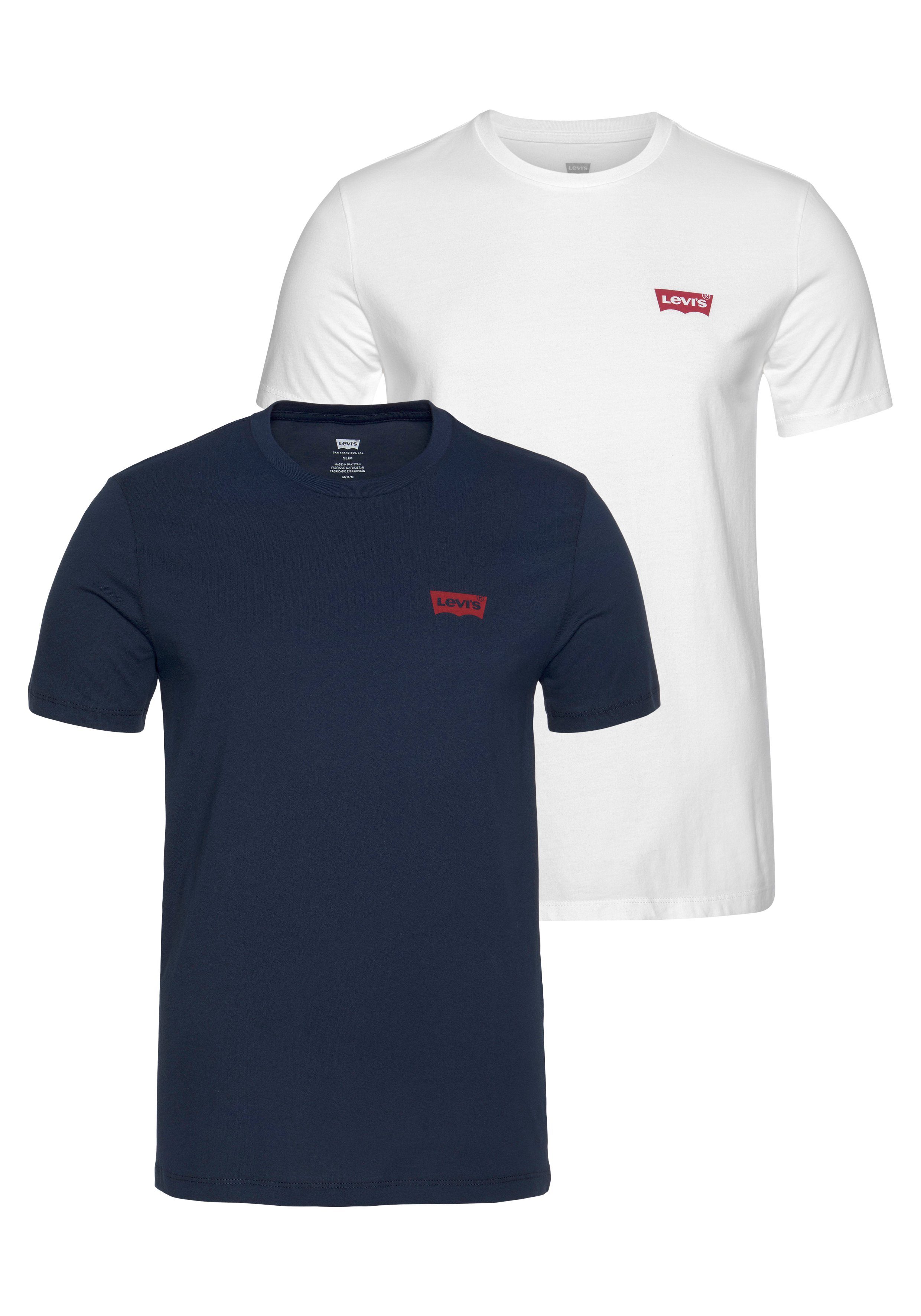 Levi's® Shirt met korte mouwen met levi's® logo op borsthoogte