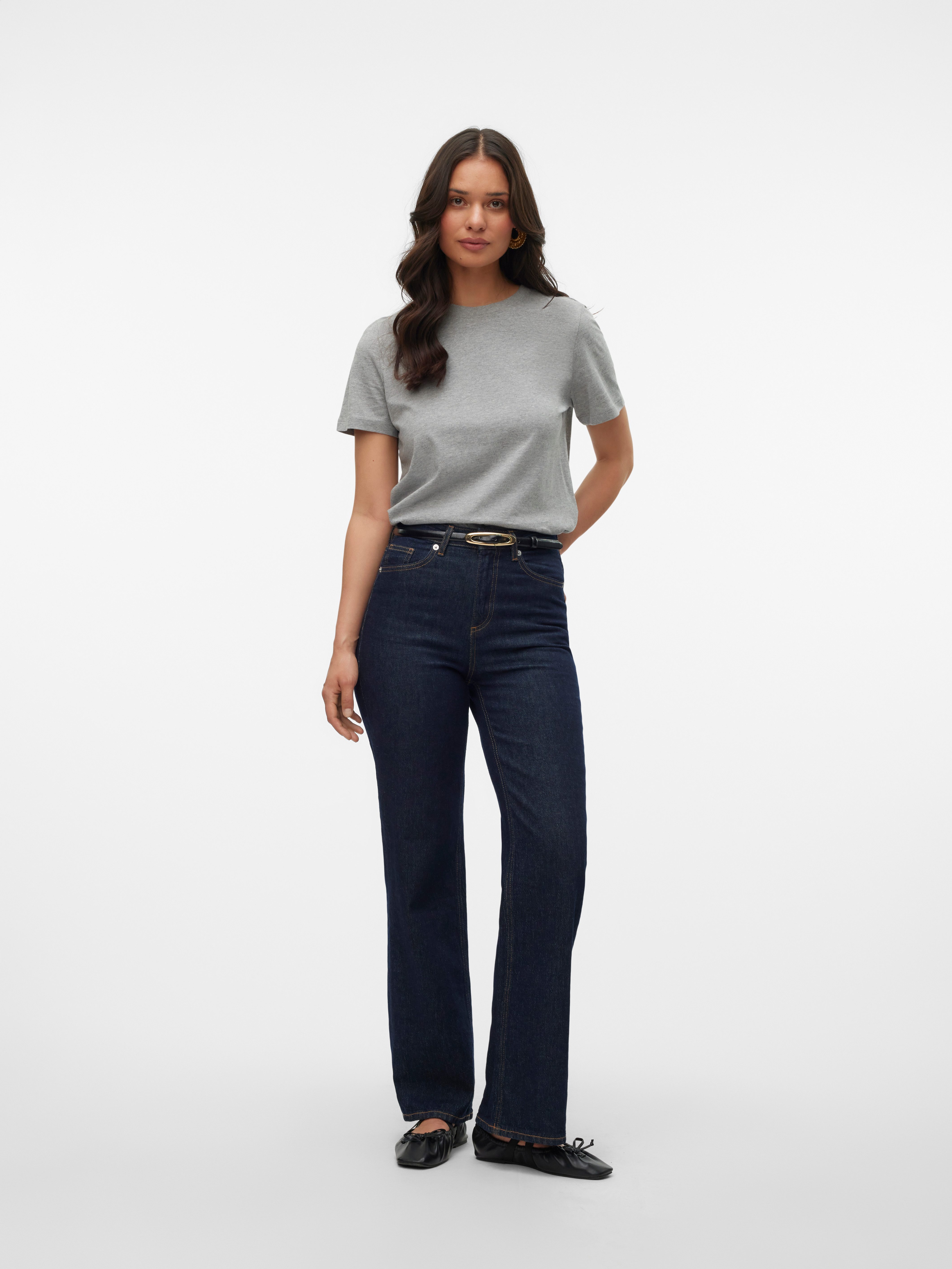 Vero Moda Shirt met korte mouwen VMPAULINA SS T-SHIRT GA JRS NOOS