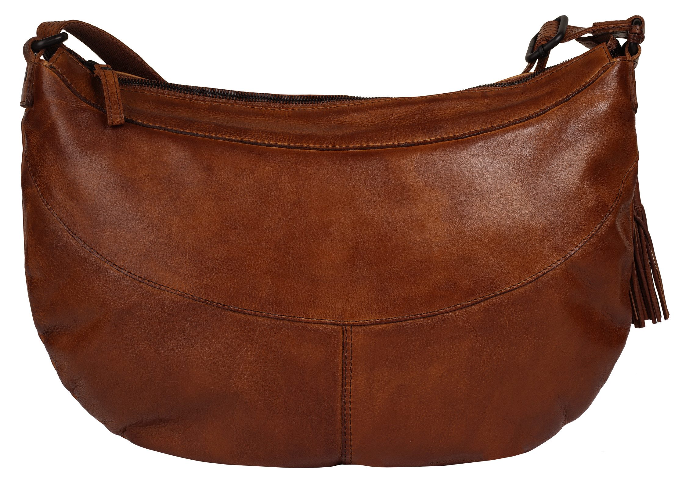 Spikes & Sparrow Schoudertas echt leder