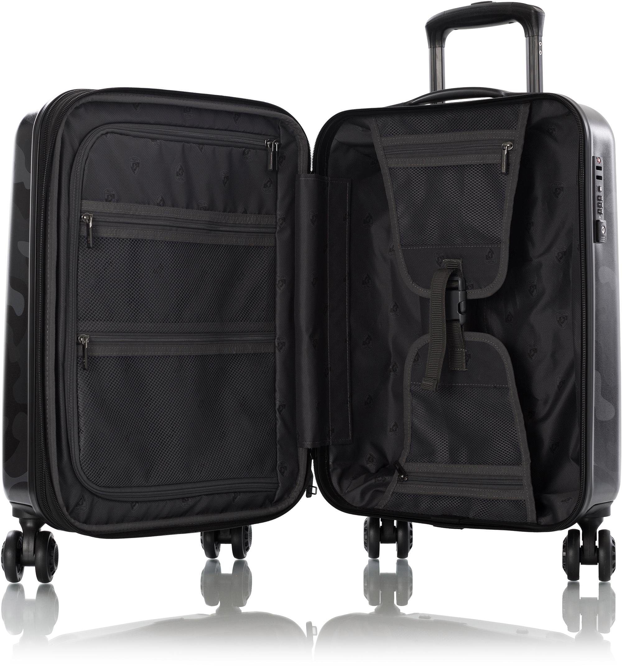 Heys Hardshell-trolley Black Camo, 53 cm Heys x Joachim Llambi harde koffer volumevergroting