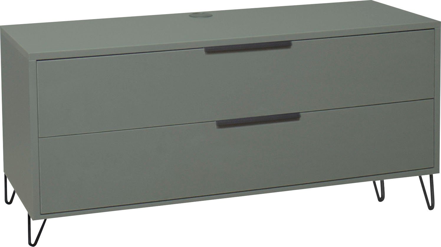 Mäusbacher Tv-meubel Bonnie TOPSELLER! Lowboard met draadframe lowboards groen