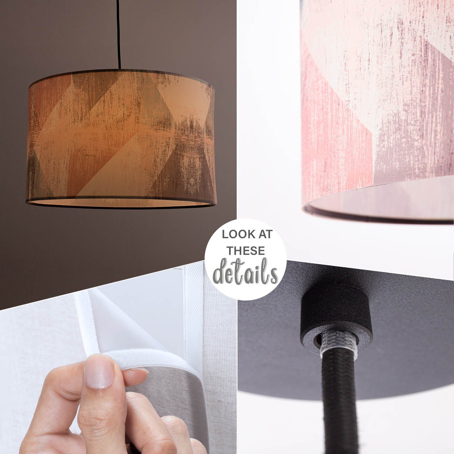 Paco Home Hanglamp Mero 102 Plafondlamp woonkamer slaapkamer hanglamp pastel vintage E27