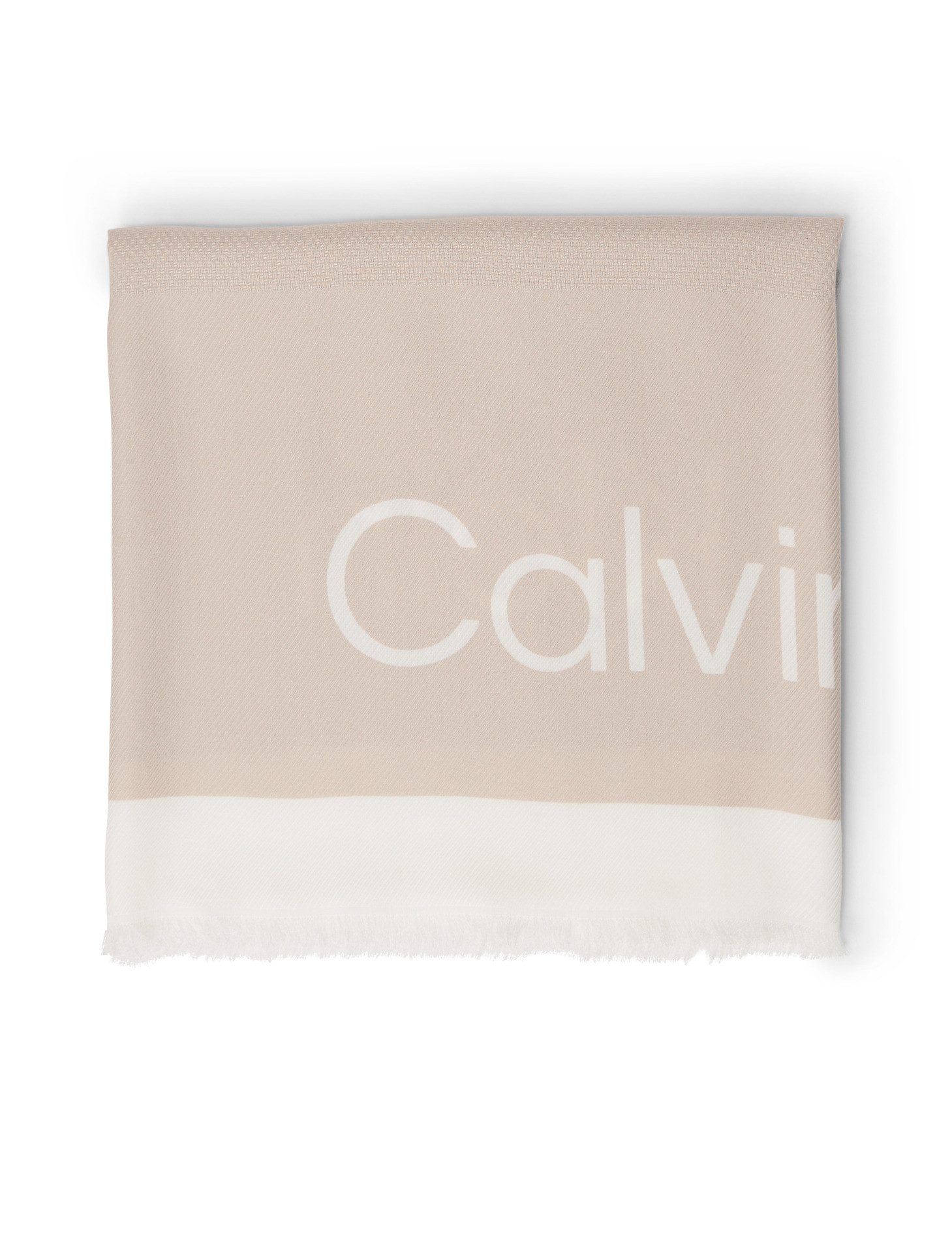 Calvin Klein Modieuze sjaal BOLD LOGO CONTRAST SCARF