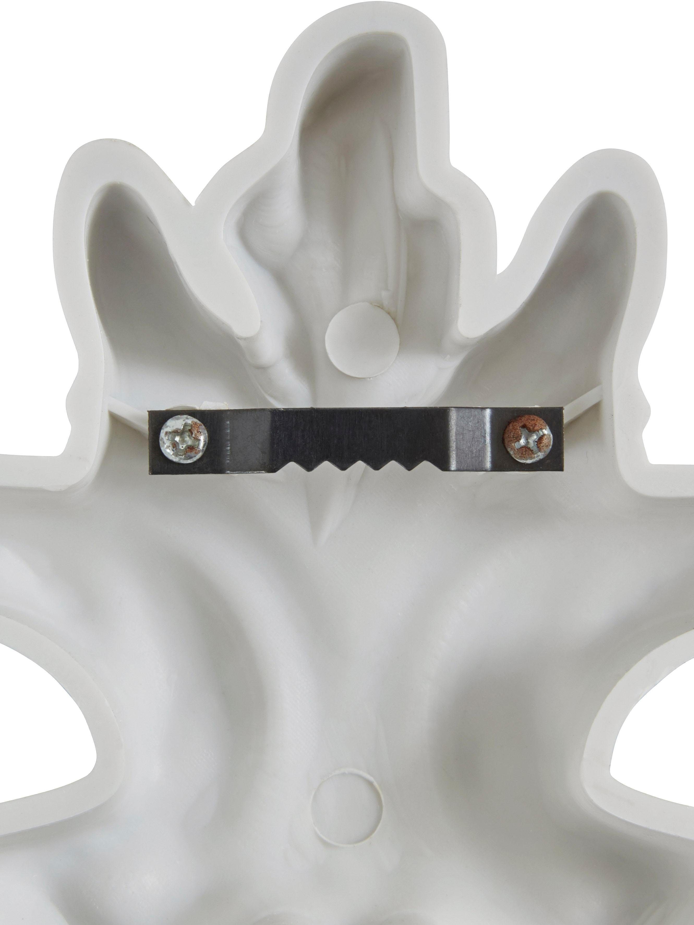 Home affaire Barockspiegel Koning Lodewijk, wit ovaal, met barok frame (1 stuk)