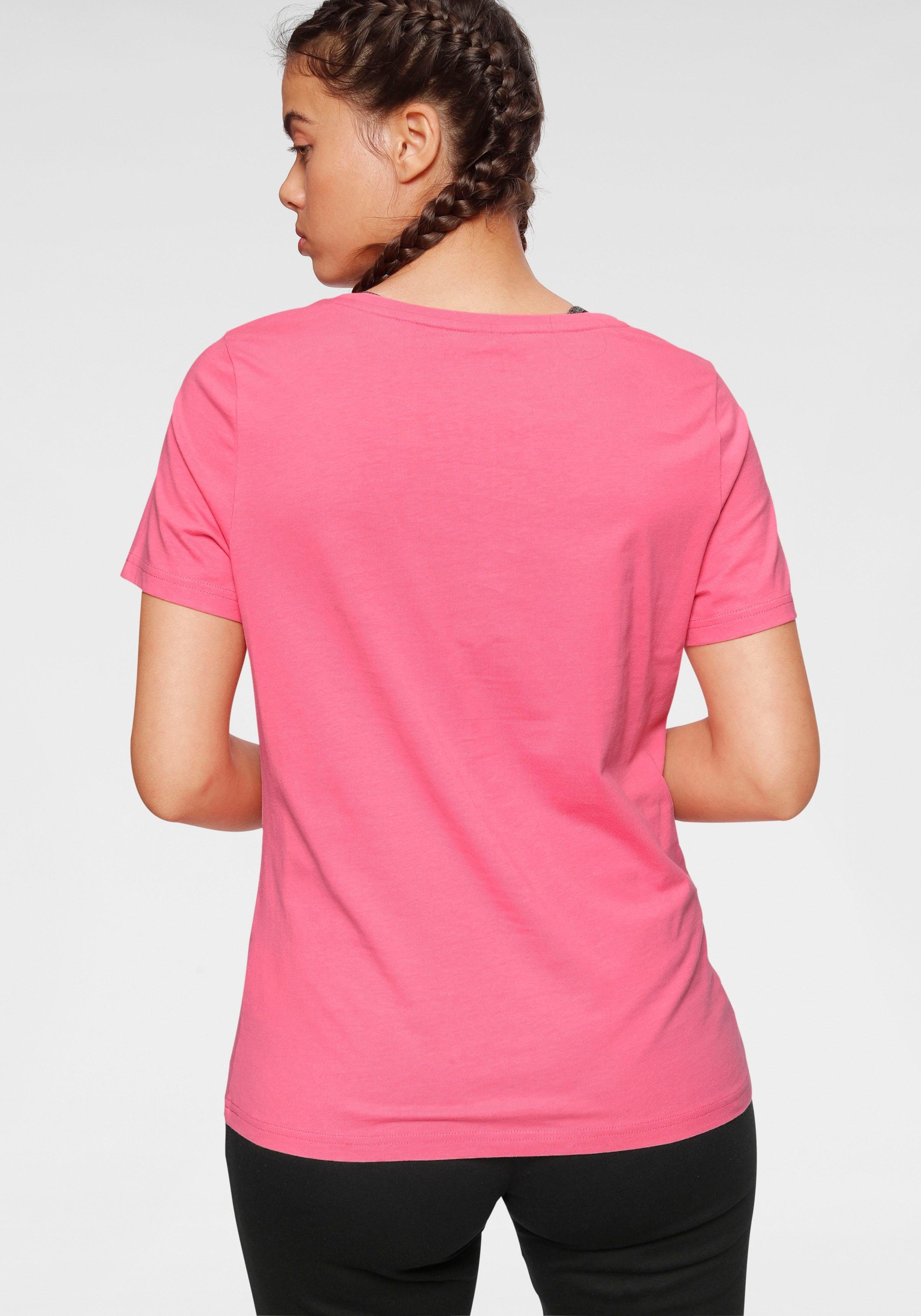 H.I.S T-shirt Essential basics figuurvolgende snit, van katoen (Set van 3)