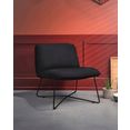 furninova loungestoel fly gezellige loungestoel in scandinavisch design zwart