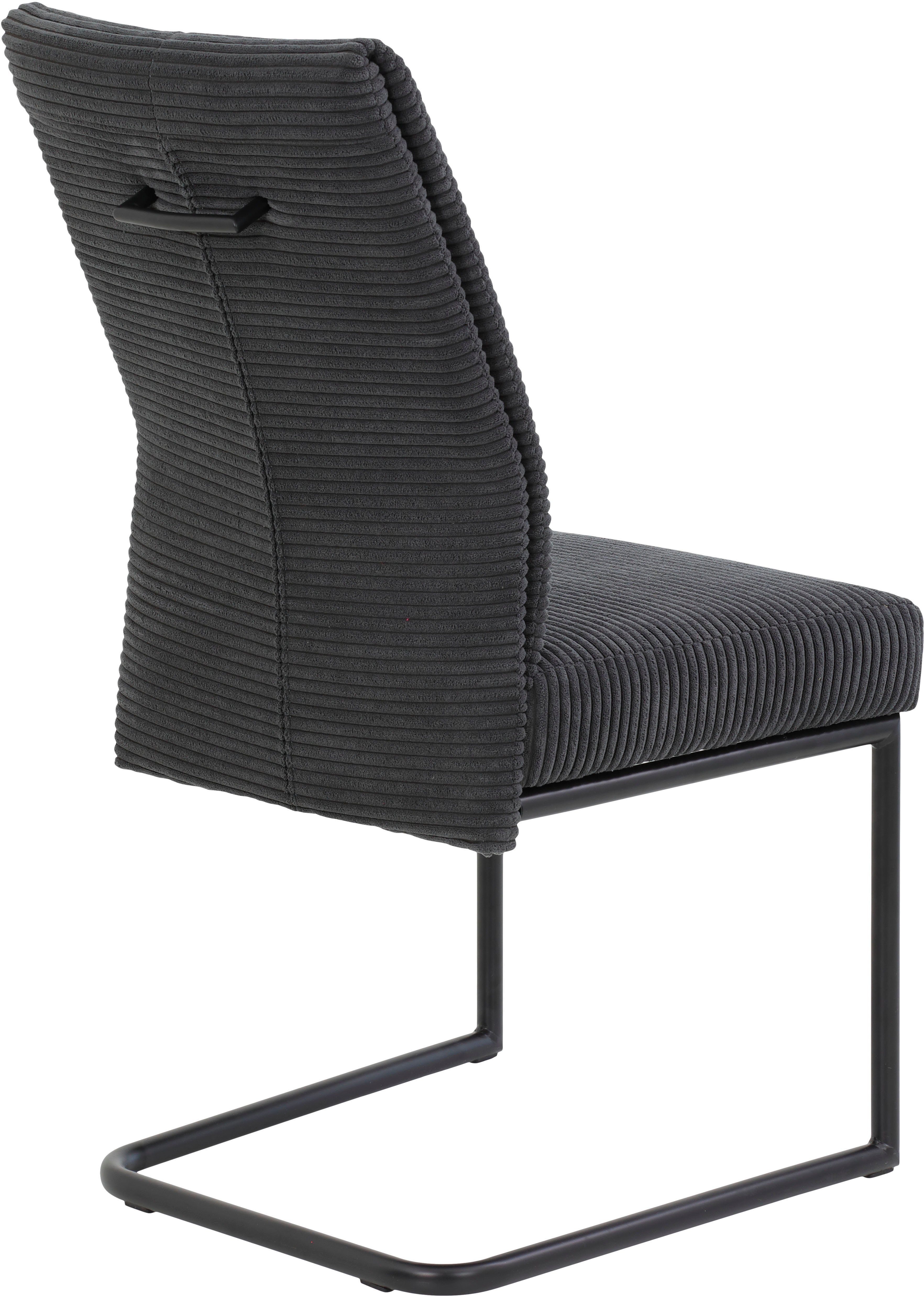HELA Eetkamerstoel DAGMAR Stoel met comfortabele bekleding met binnenvering, ribfluwelen bekleding
