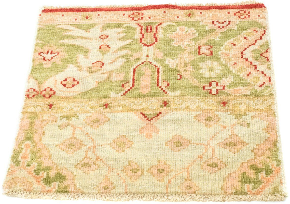 morgenland Wollen kleed Design-vloerkleed met de hand geknoopt roze handgeknoopt