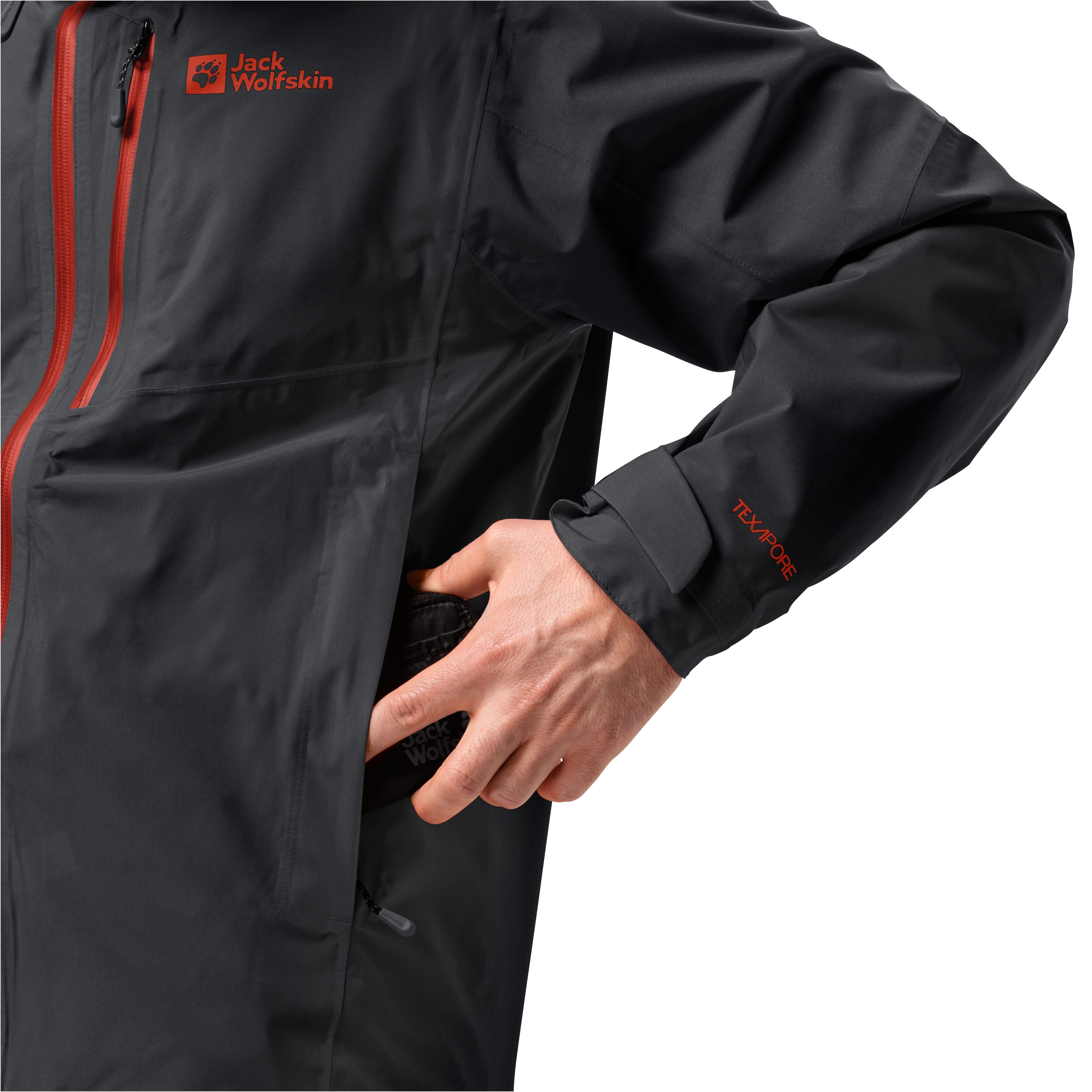 Jack Wolfskin Functioneel jack EAGLE PEAK 2L JKT M met stretchpercentage en lage milieu-impact