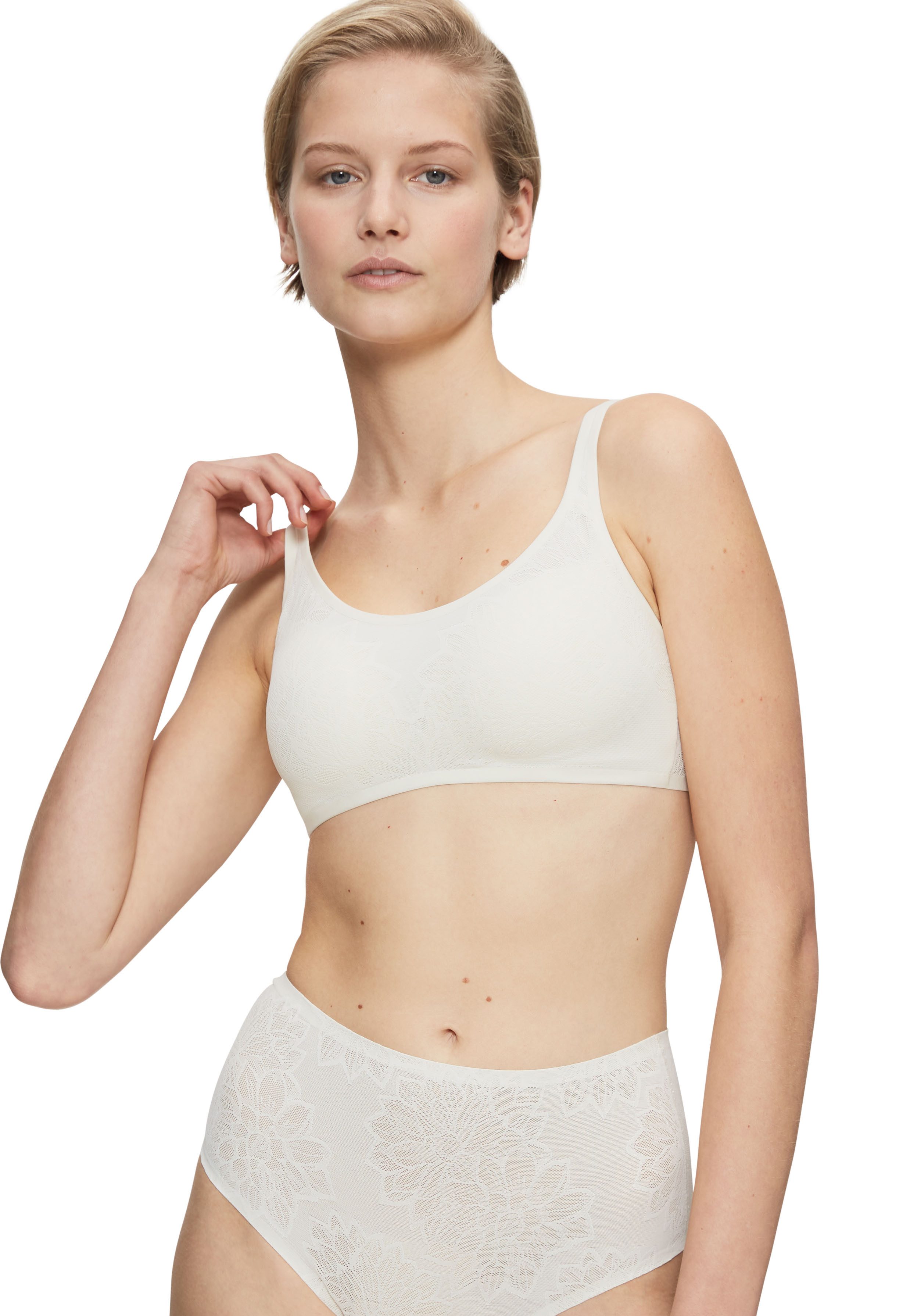 Triumph Beugelloze-bh Fit Smart P EX met stretch-kant