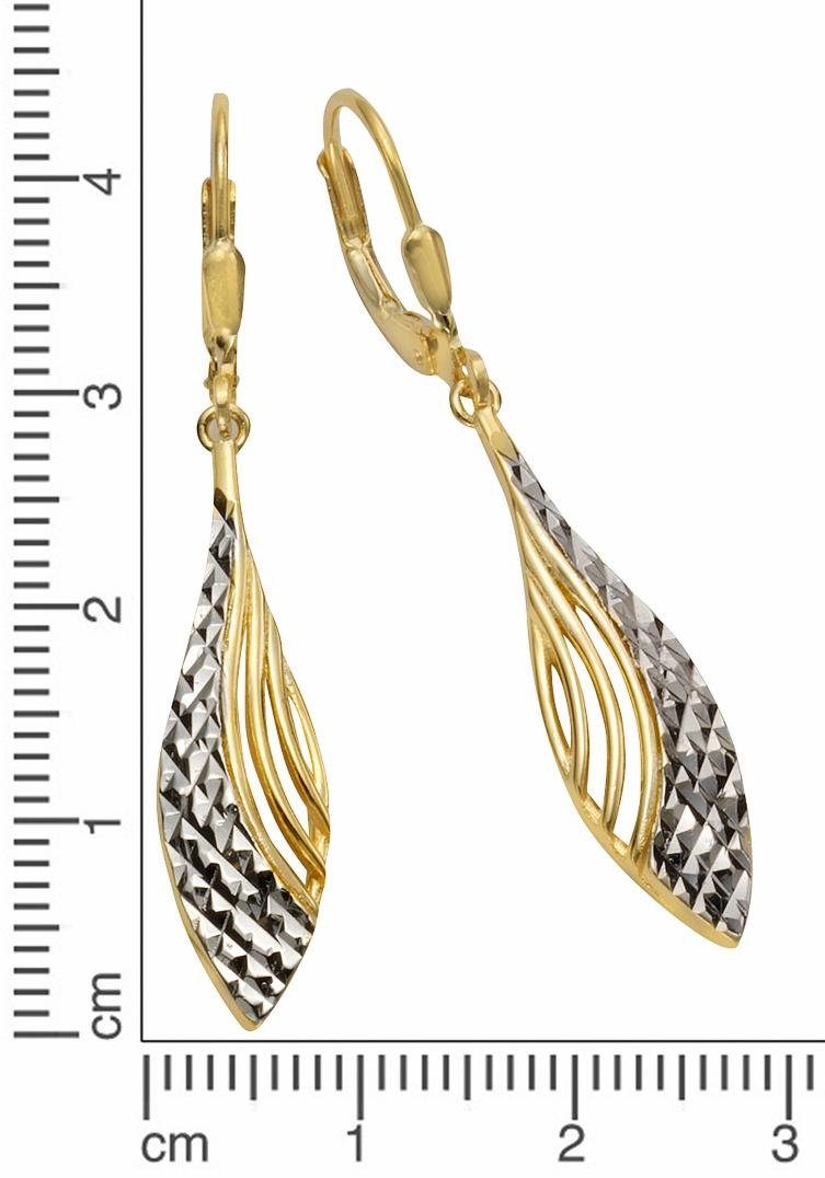 Firetti Paar oorhangers Sieraad cadeau zilver 925 oorbellen patentbeugel