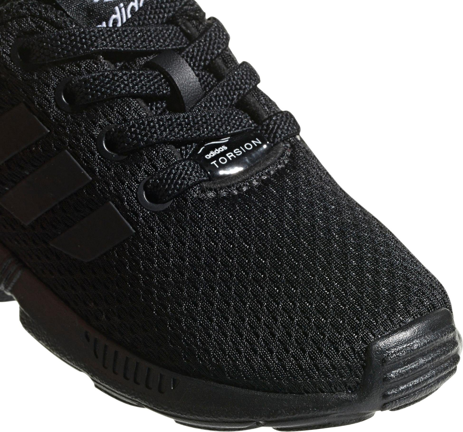 adidas originals zx flux sneakers laag black