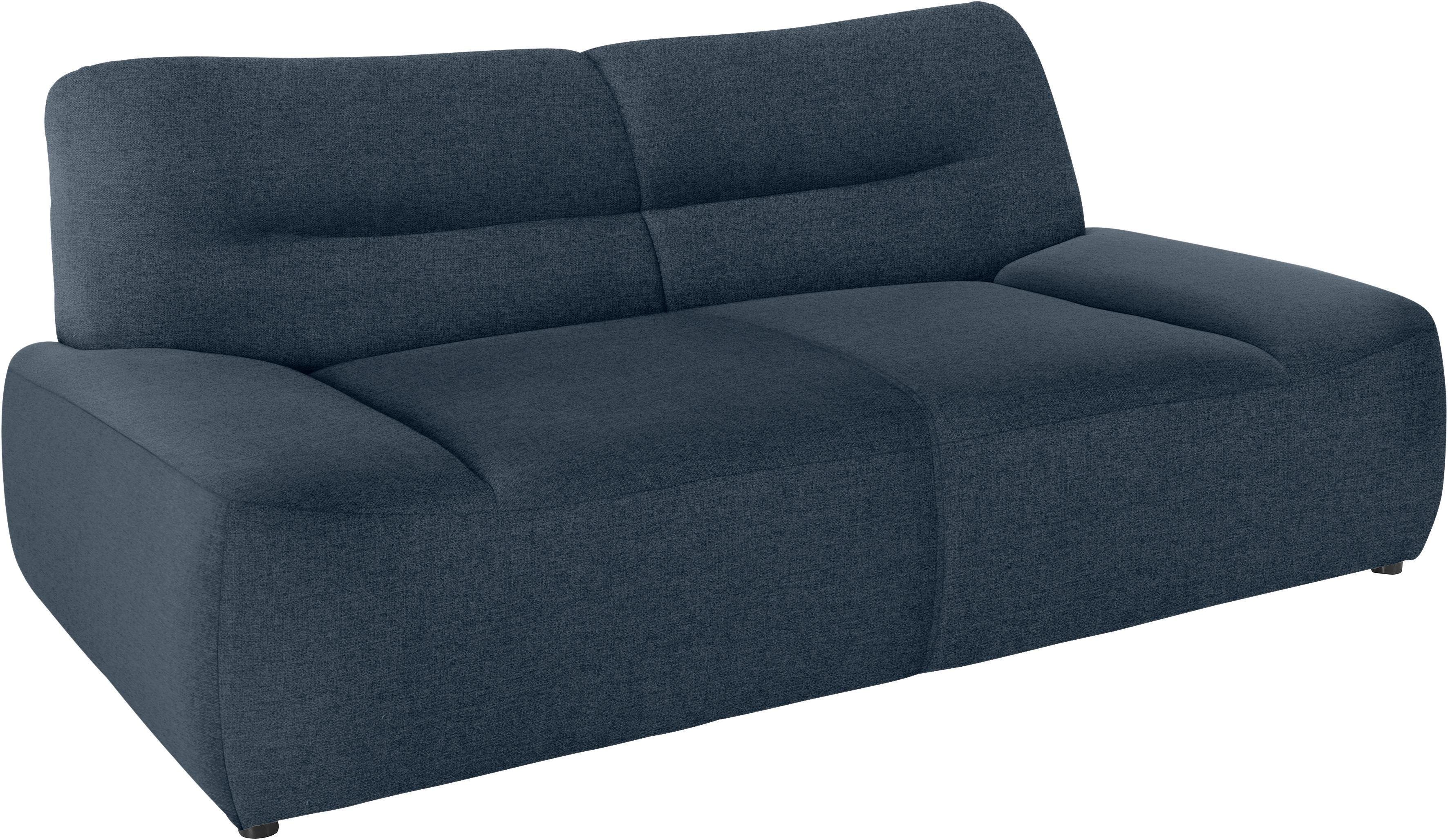 DOMO collection 2-zitsbank Cesena moderne bank met platte armleuningen, comfortabel