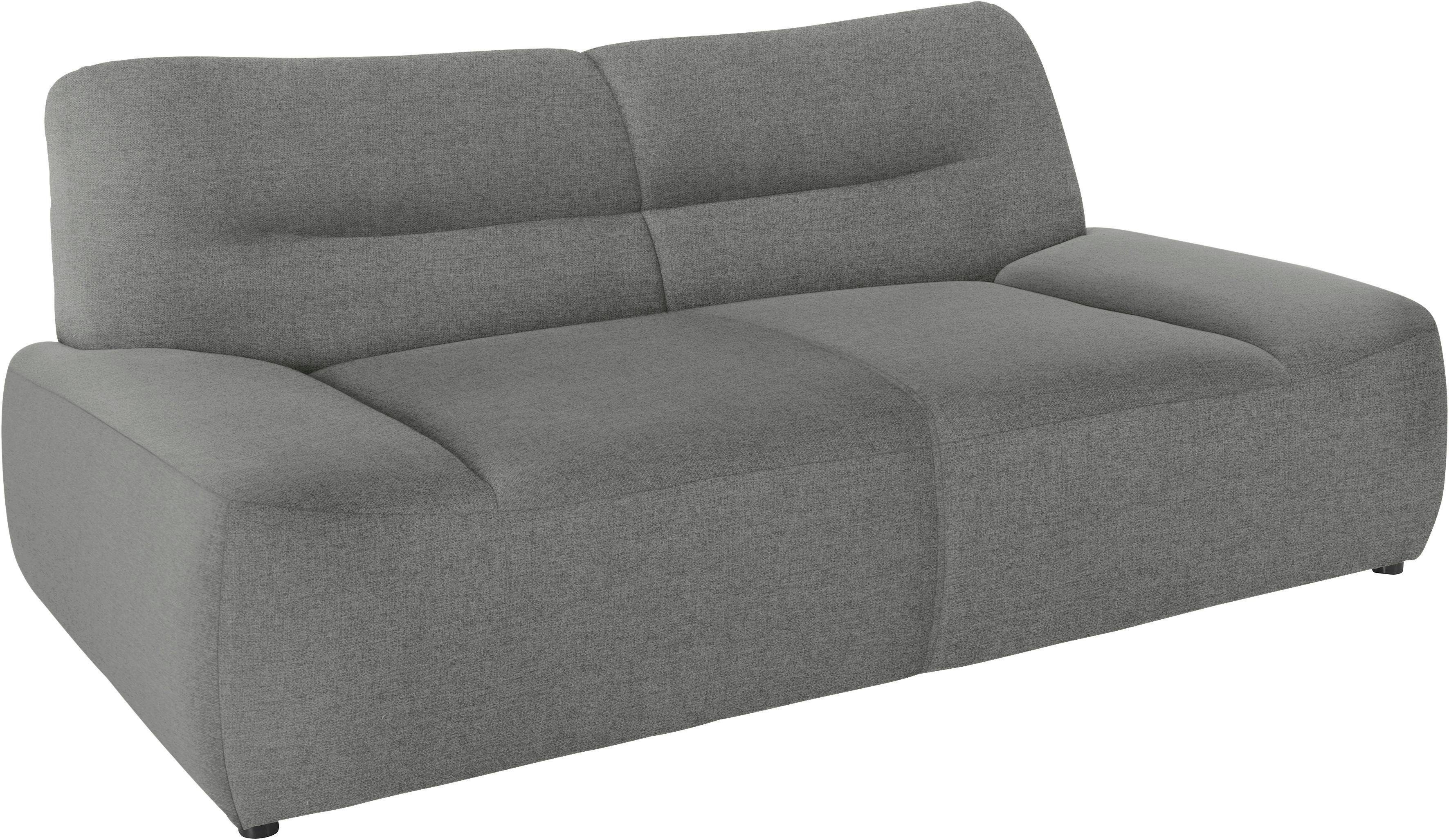 DOMO collection 2-zitsbank Cesena moderne bank met platte armleuningen, comfortabel