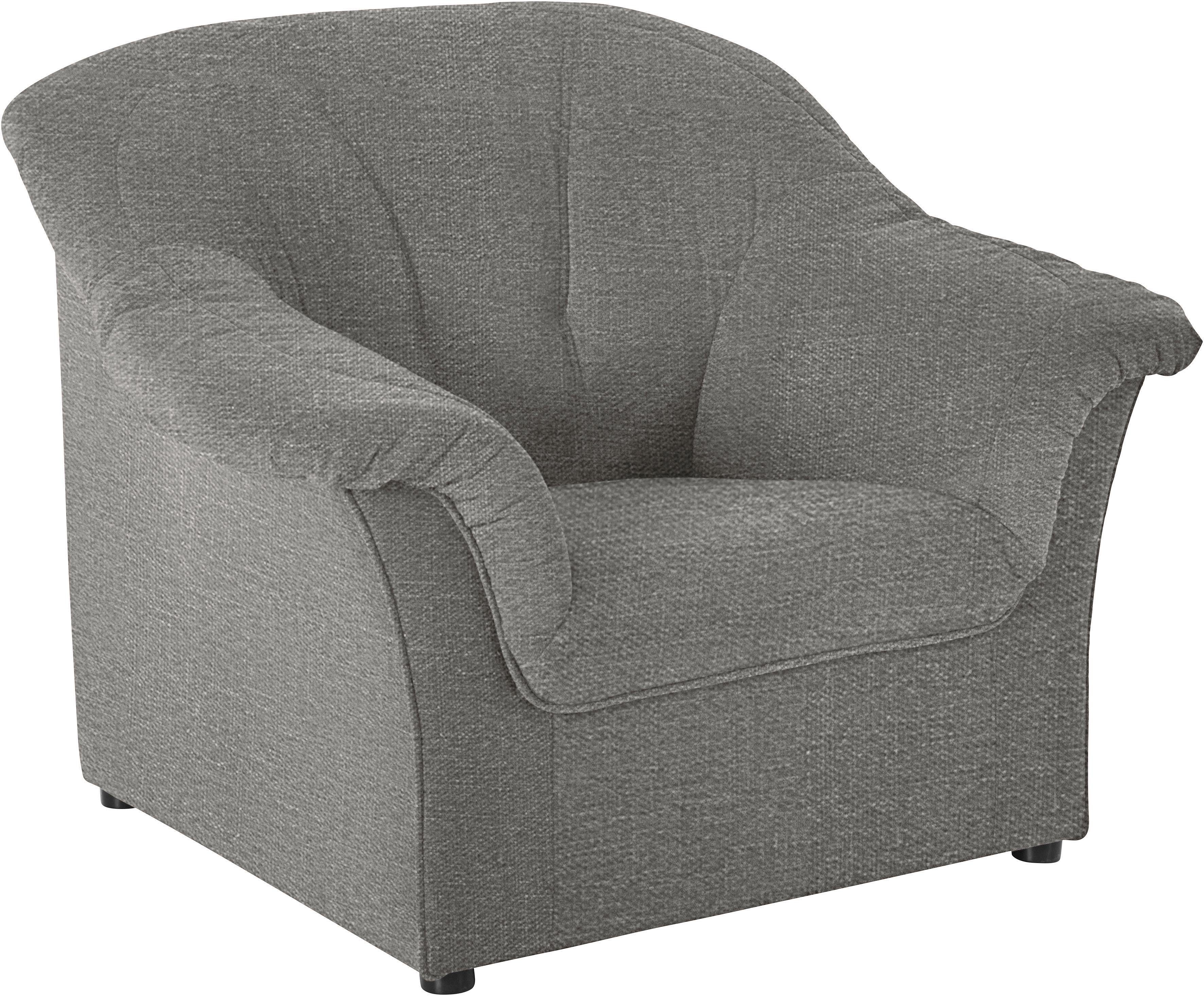 DOMO collection Fauteuil Pegnitz tijdloos, elegante armleuningen, comfortabel