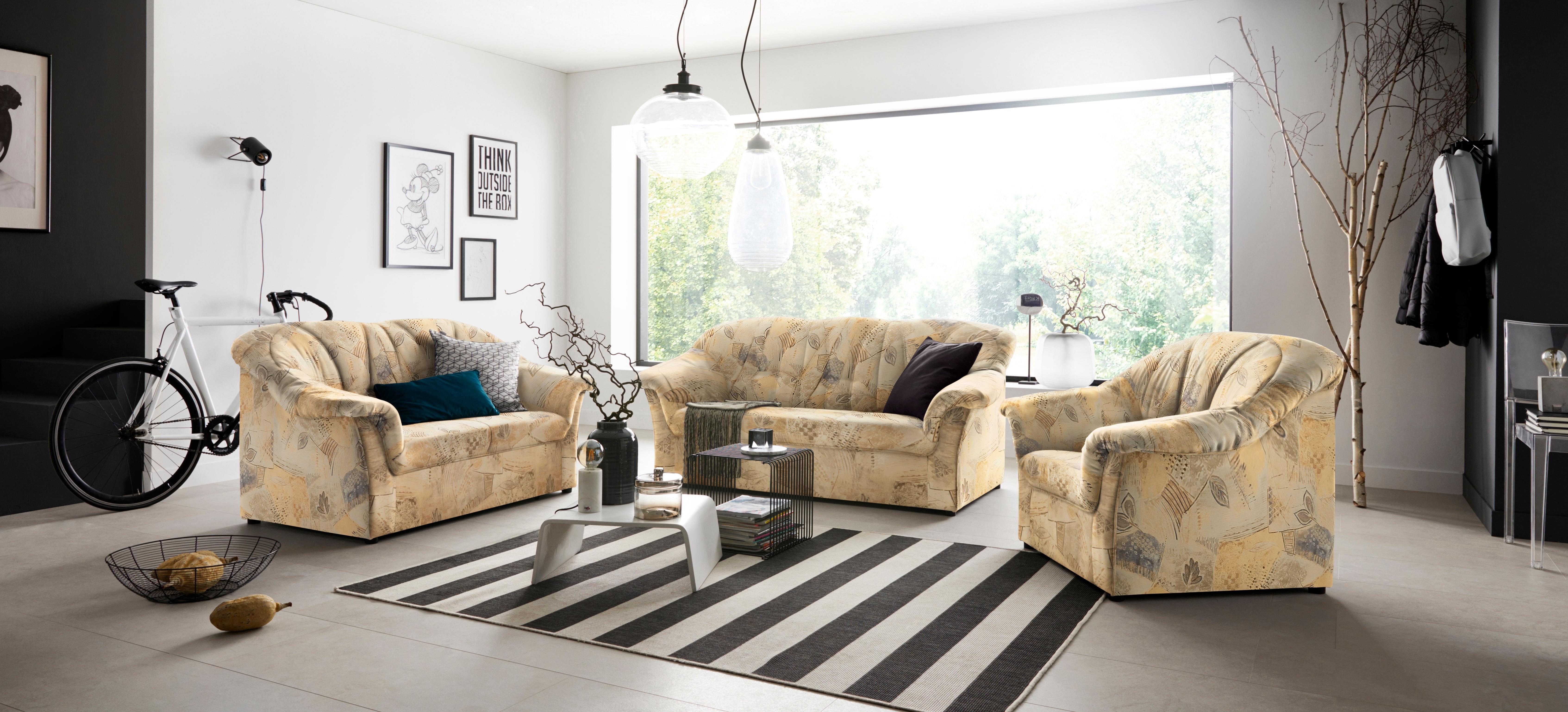 DOMO collection Fauteuil Pegnitz tijdloos, elegante armleuningen, comfortabel