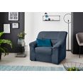 domo collection fauteuil caleu blauw