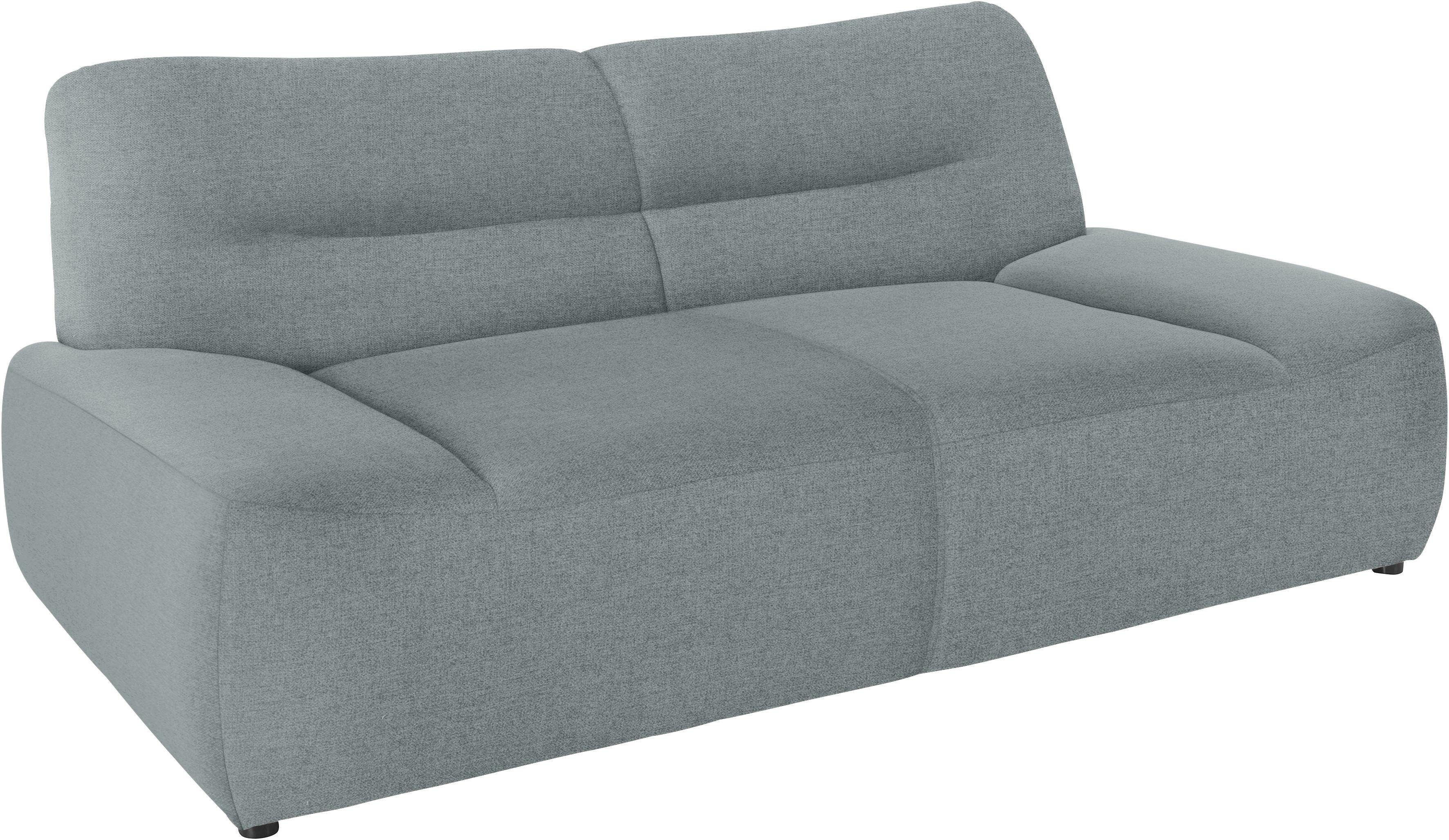 DOMO collection 2-zitsbank Cesena moderne bank met platte armleuningen, comfortabel