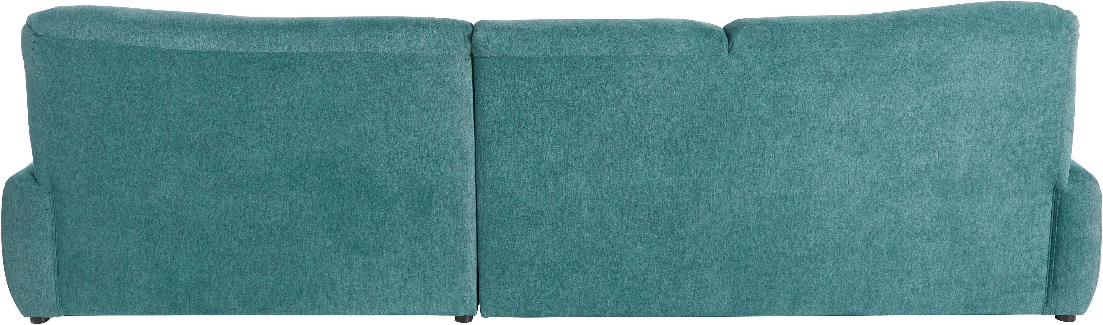 DOMO collection Hoekbank Cesena moderne hoekbank met platte armleuningen, L-vorm