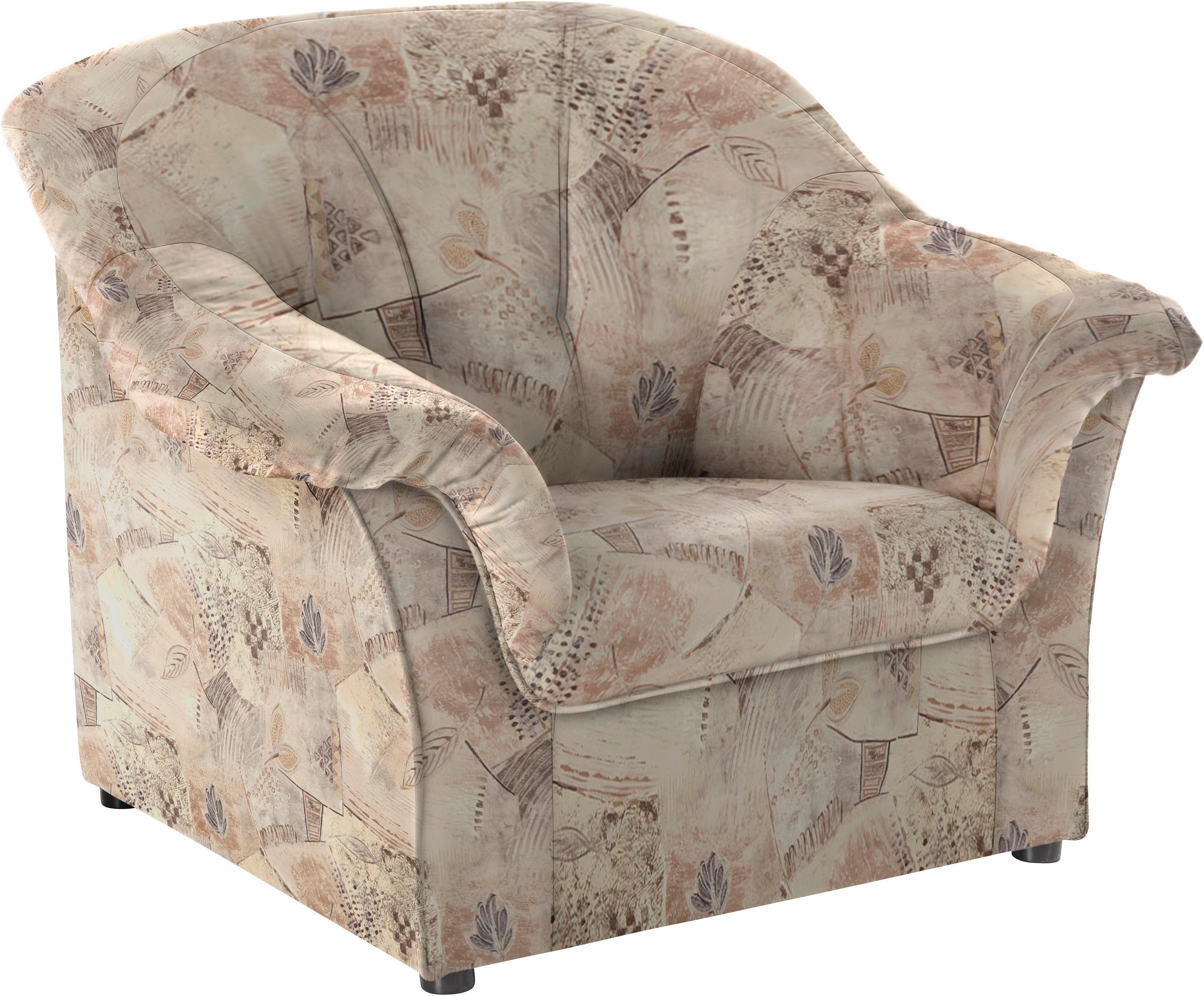 DOMO collection Fauteuil Pegnitz tijdloos, elegante armleuningen, comfortabel