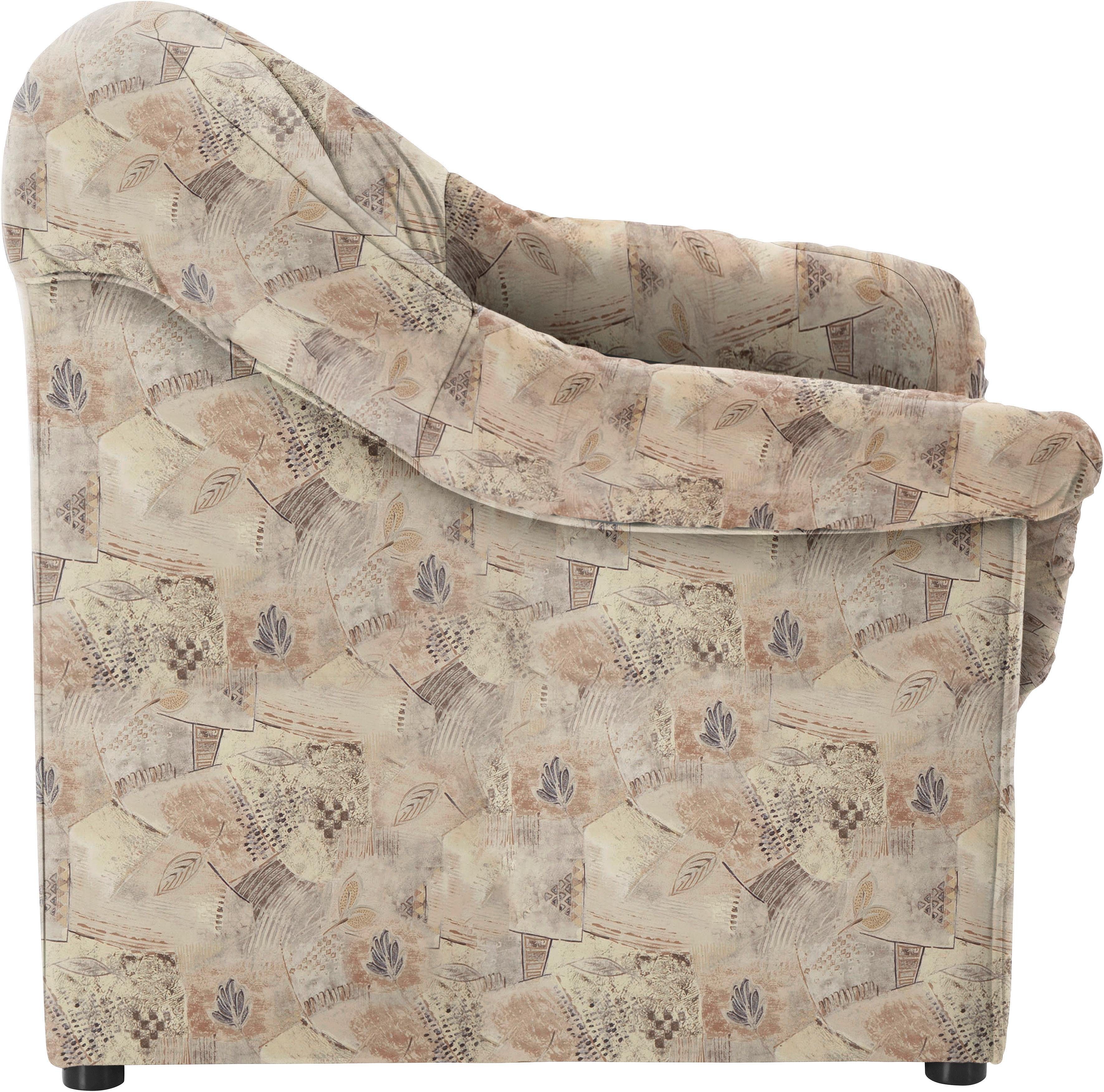DOMO collection Fauteuil Pegnitz tijdloos, elegante armleuningen, comfortabel