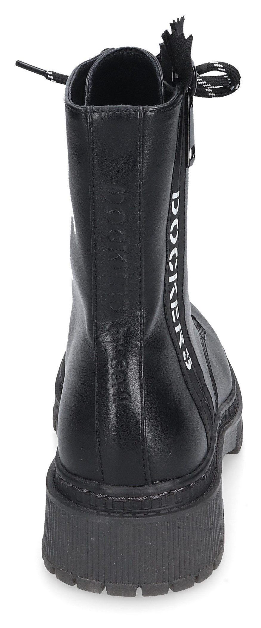Dockers by Gerli Veterlaarzen Biker boots, plateau laarzen met modieuze textielband