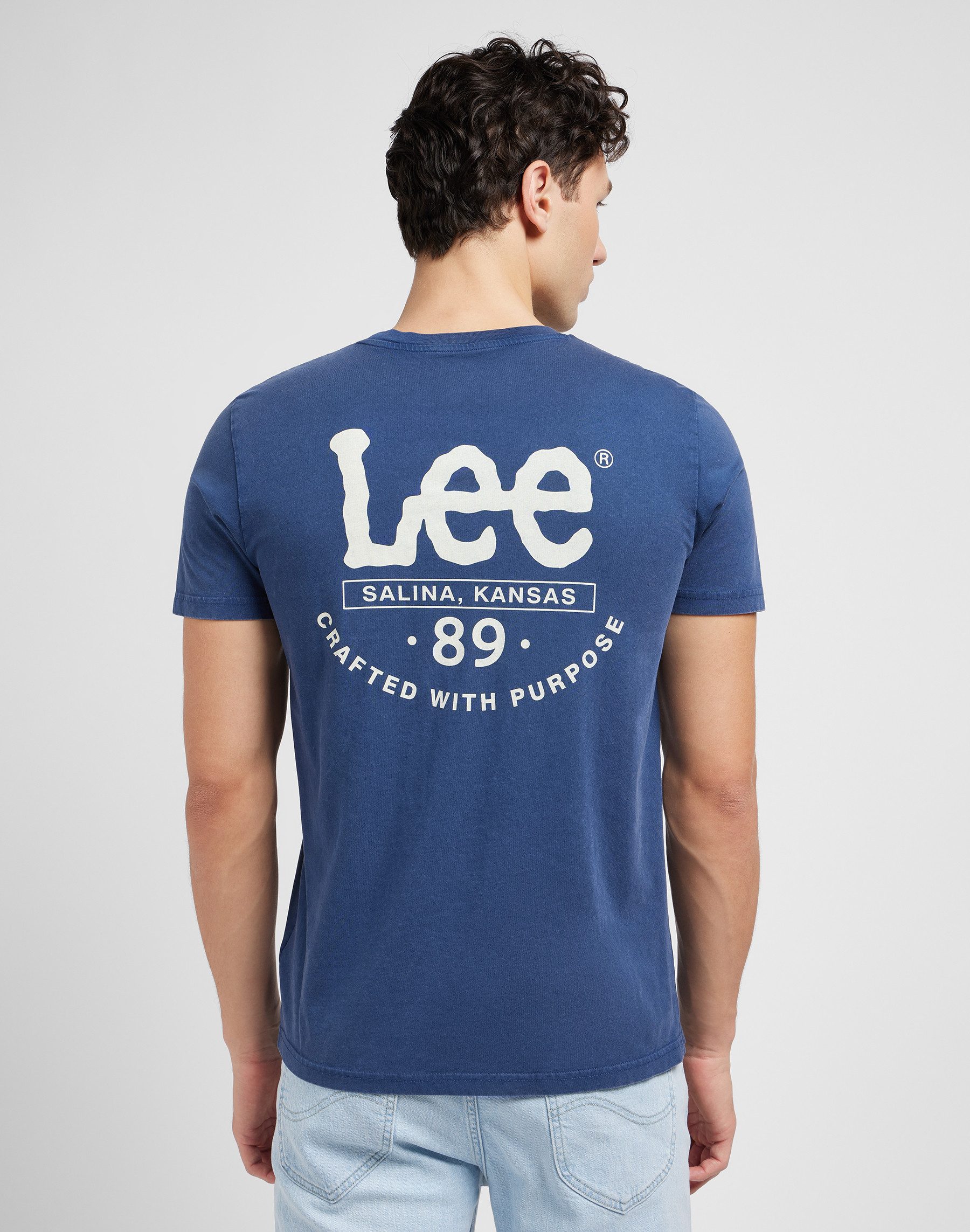 Lee Shirt met print Thee van puur katoen