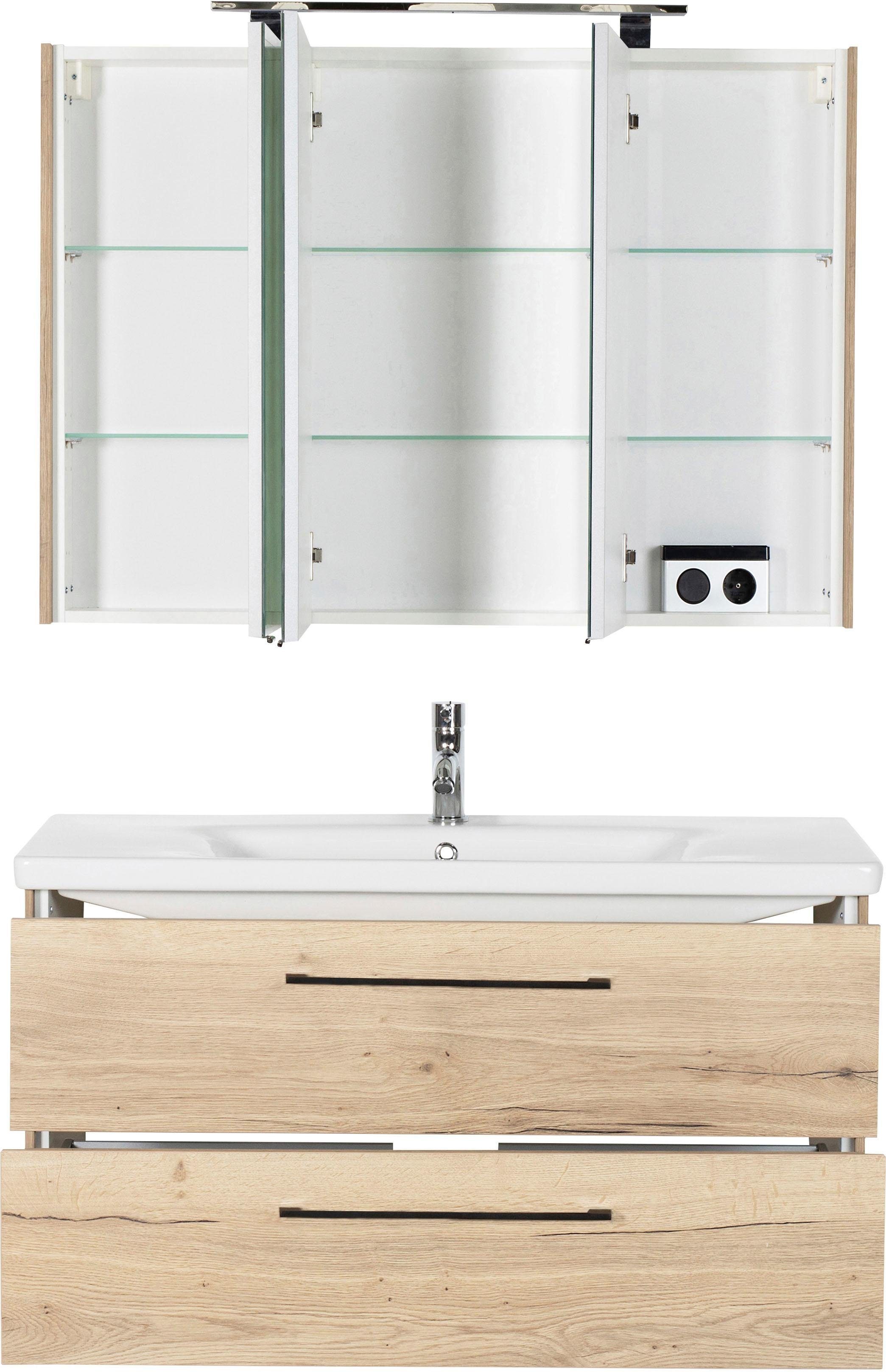 MARLIN Badkamerserie 3400 Breedte 100 cm (set, 2-delig)