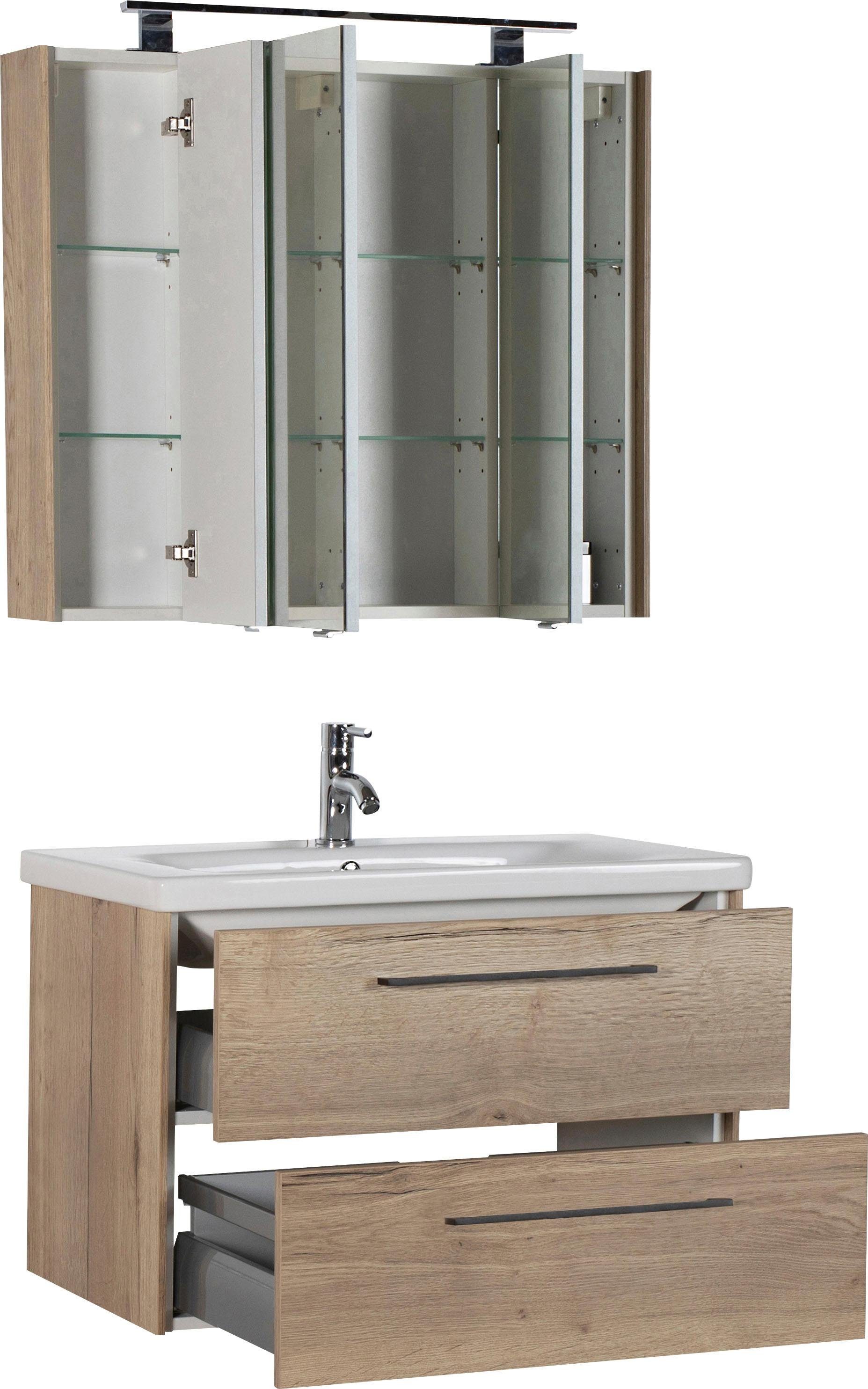 MARLIN Badkamerserie 3400 Breedte 80 cm (set, 2-delig)