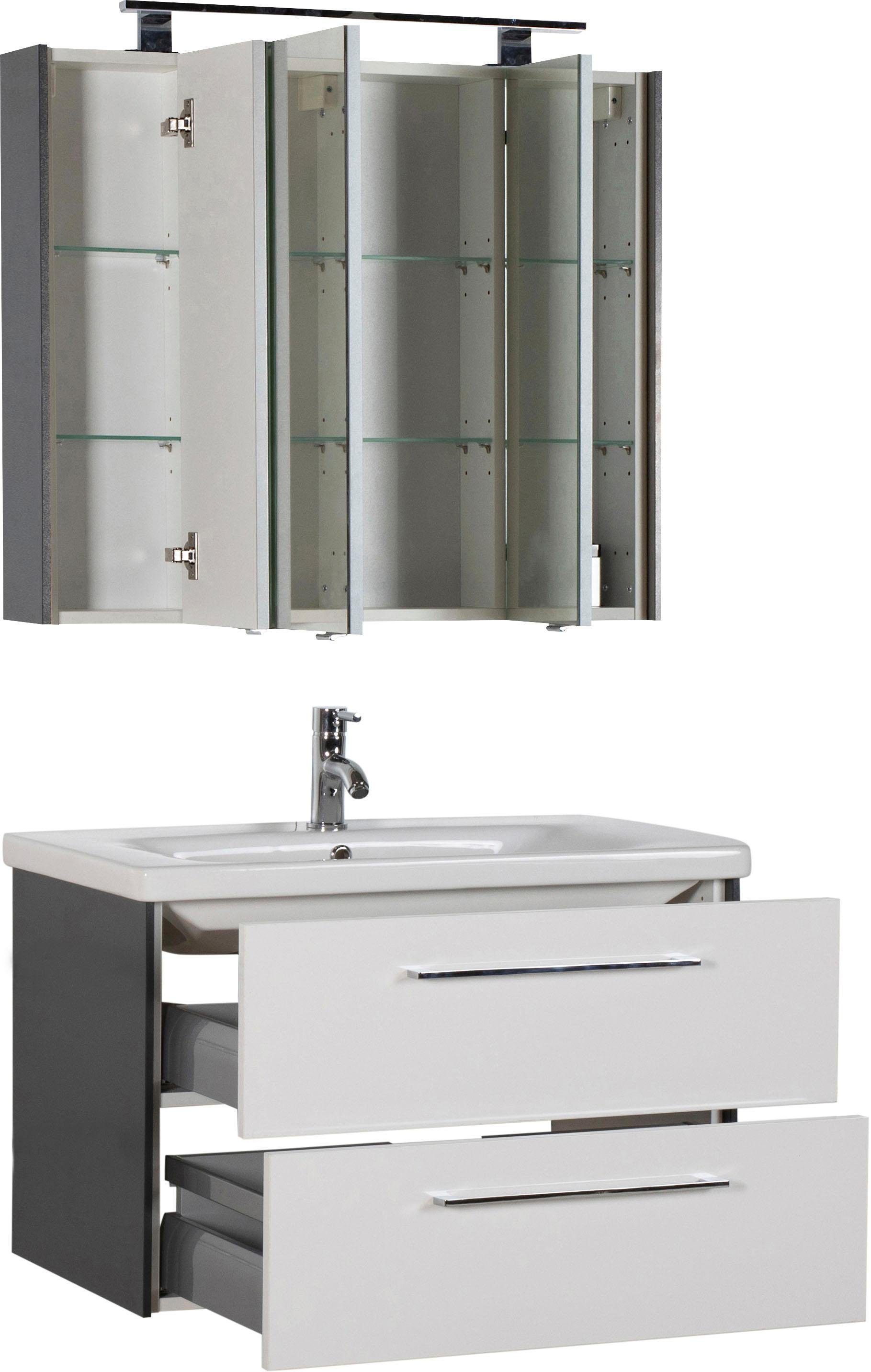 MARLIN Badkamerserie 3400 Breedte 80 cm (set, 2-delig)
