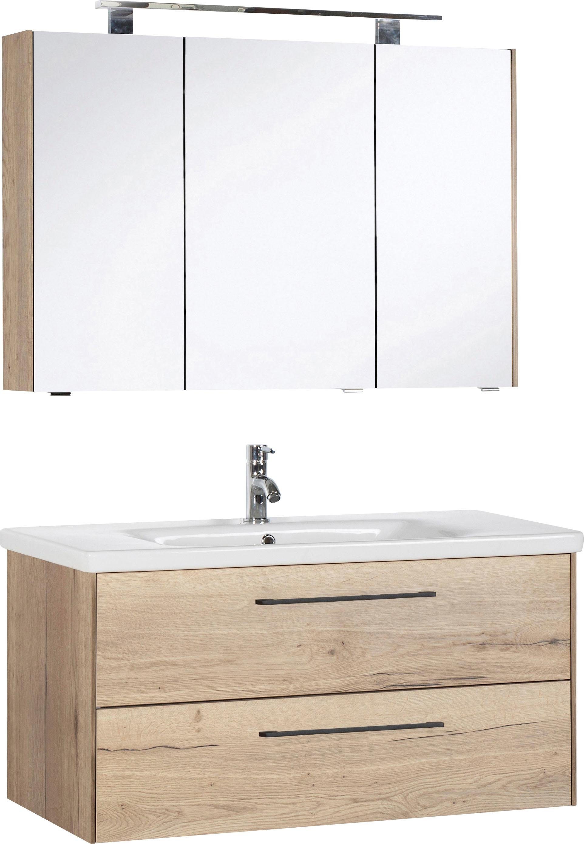 MARLIN Badkamerserie 3400 Breedte 100 cm (set, 2-delig)