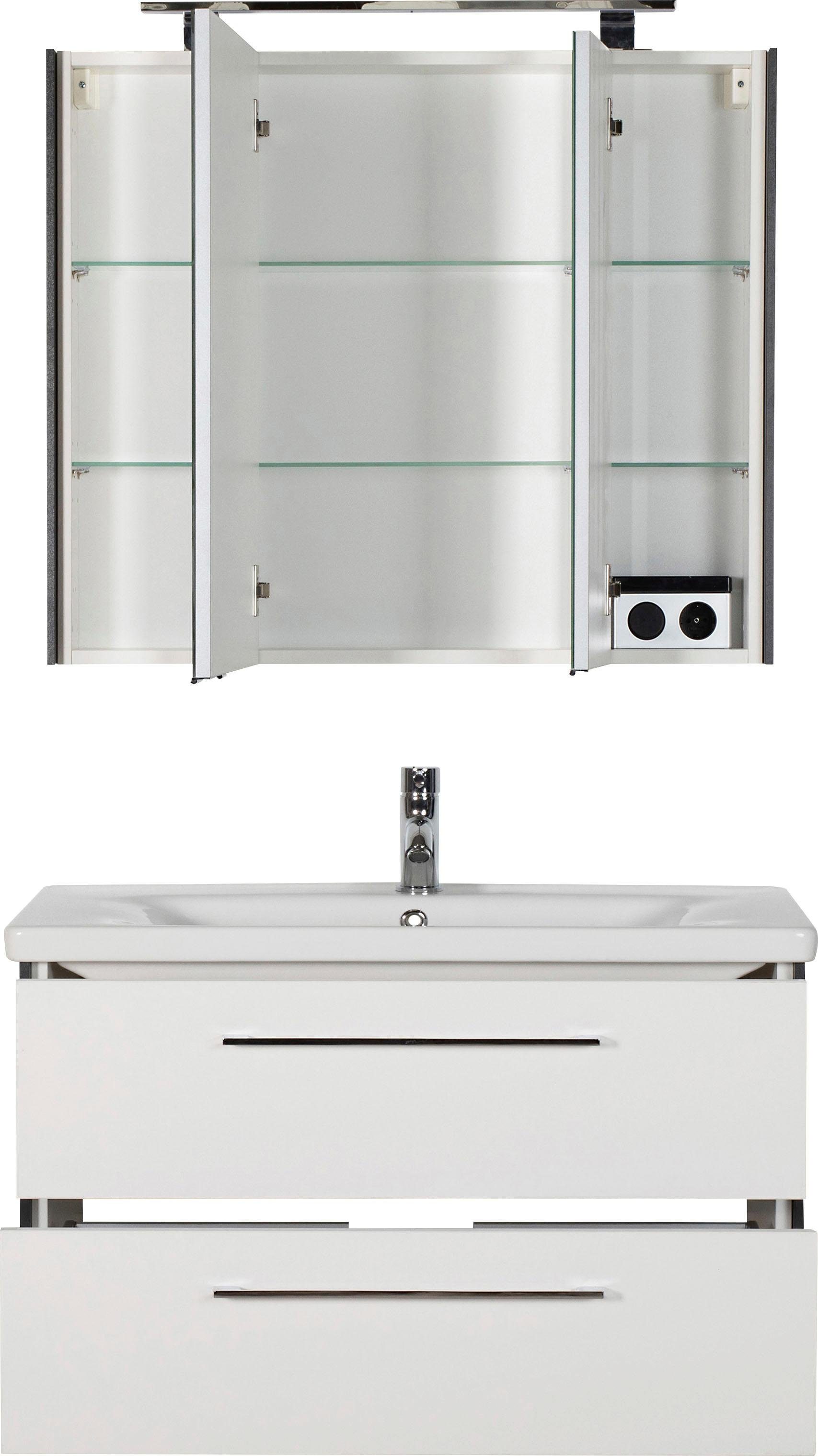 MARLIN Badkamerserie 3400 Breedte 80 cm (set, 2-delig)