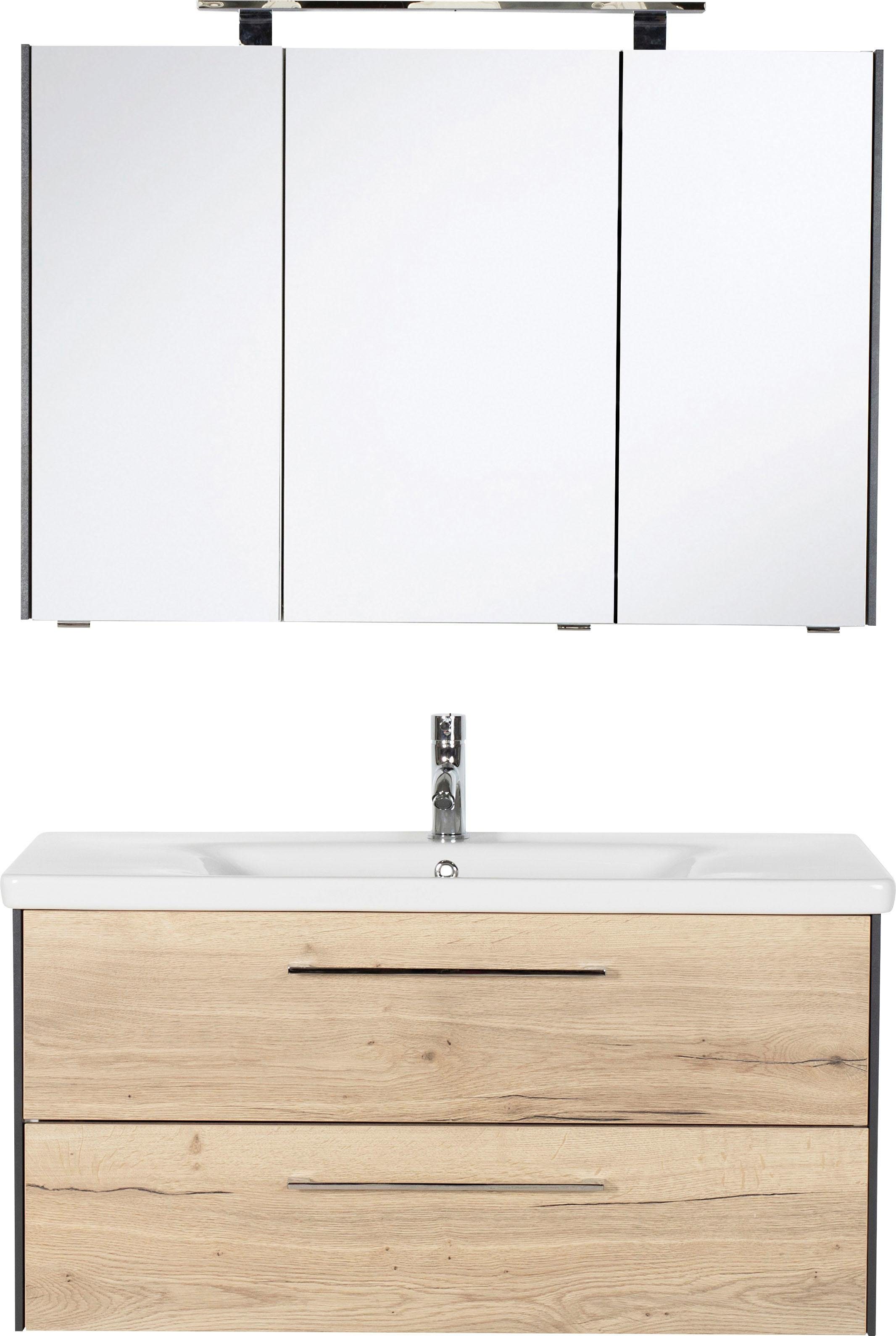MARLIN Badkamerserie 3400 Breedte 100 cm (set, 2-delig)