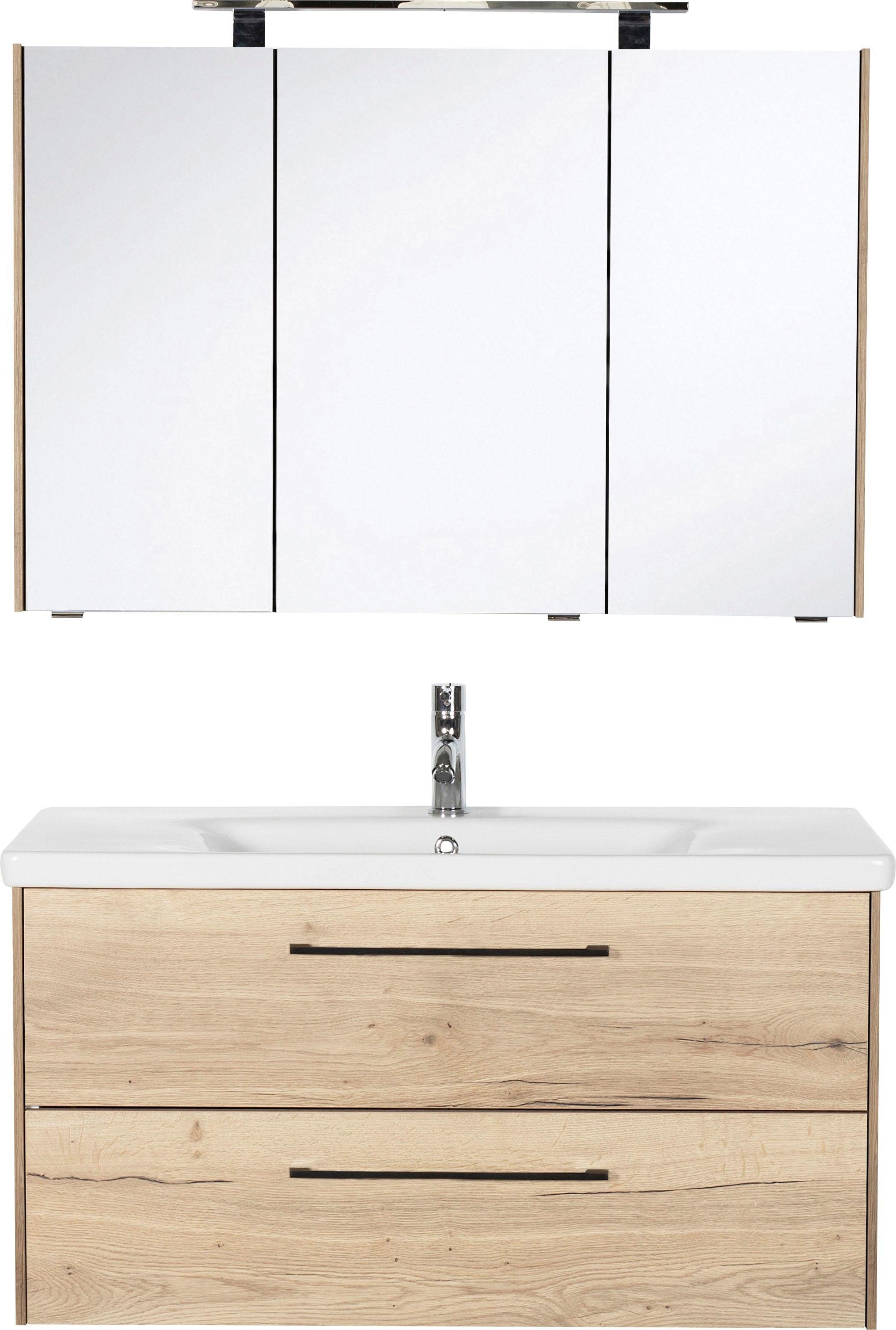 MARLIN Badkamerserie 3400 Breedte 100 cm (set, 2-delig)