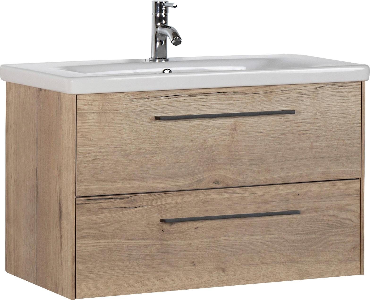 MARLIN Wastafelonderkast 3400 Breedte 80 cm wastafelmeubels wit