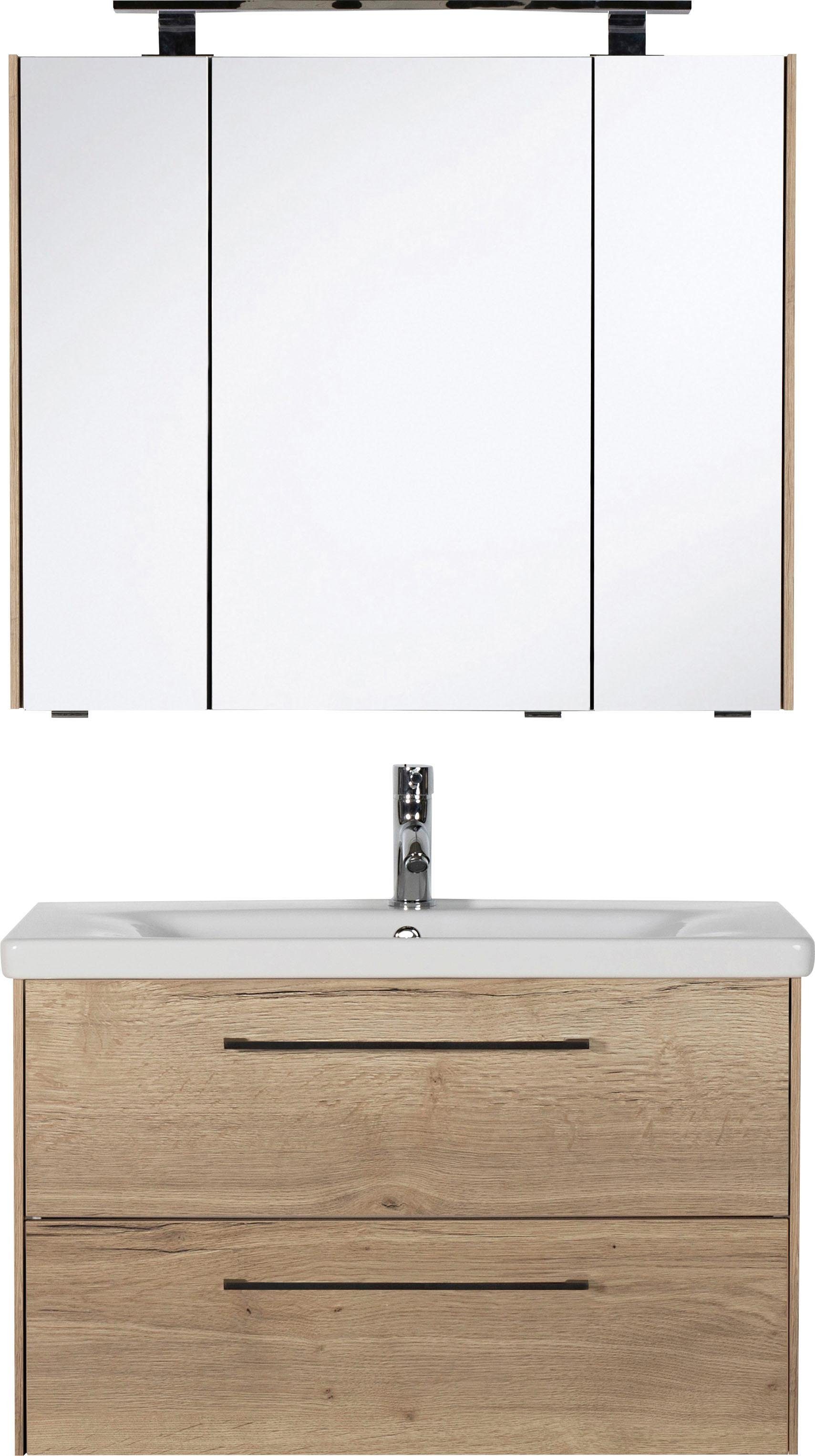 MARLIN Badkamerserie 3400 Breedte 80 cm (set, 2-delig)