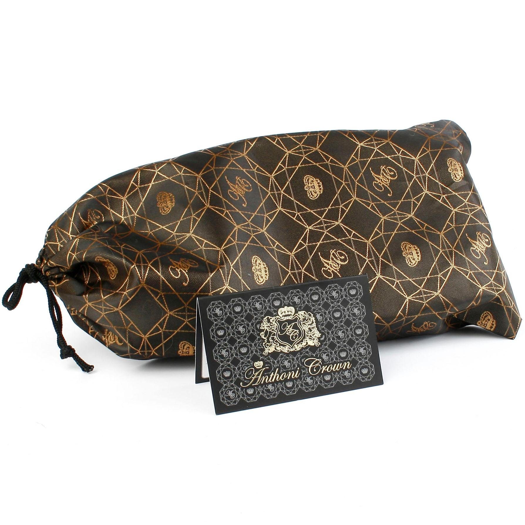 Anthoni Crown Leren riem met automatische gesp, in een klassiek design