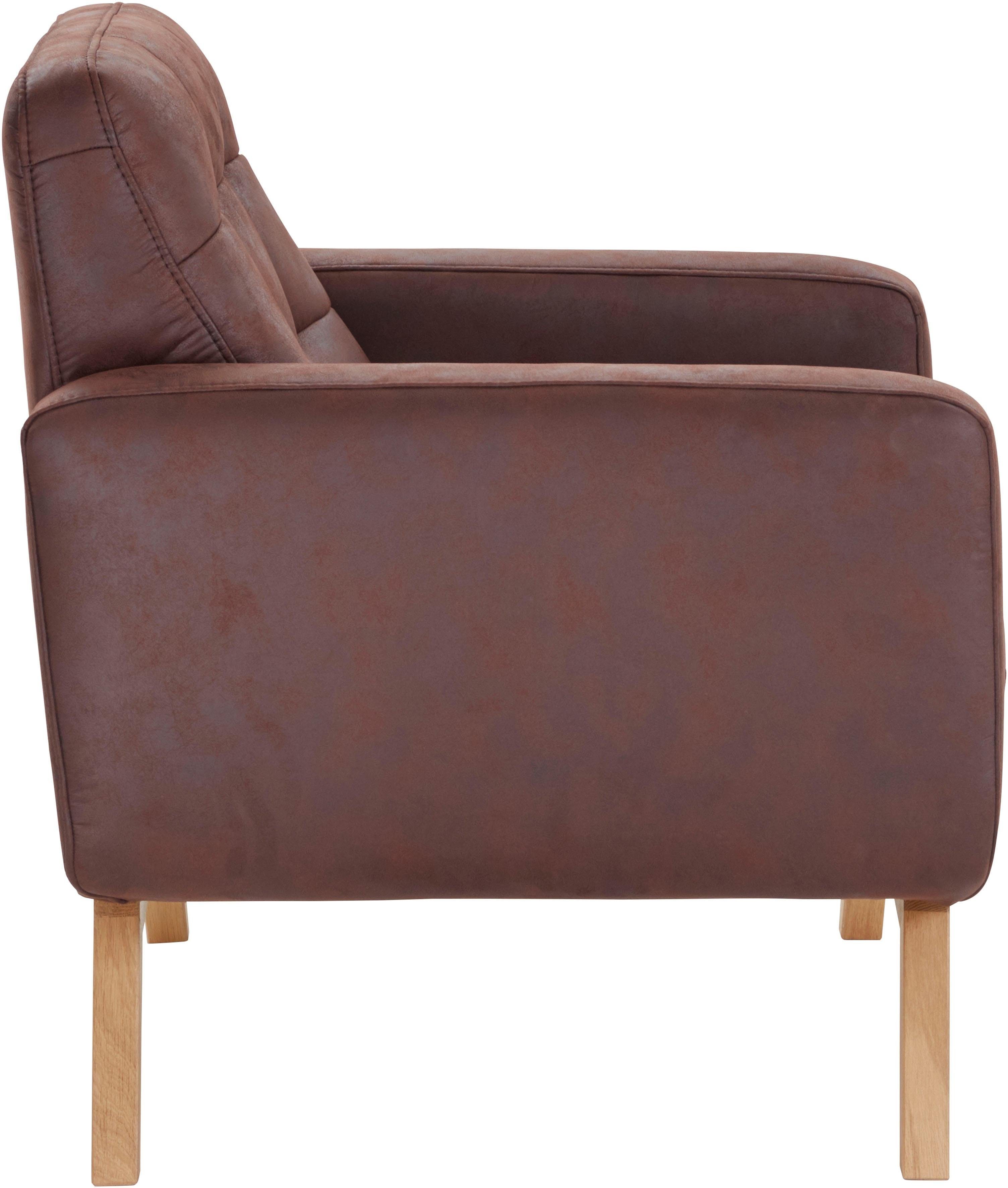 exxpo - sofa fashion Fauteuil Fiord, loungestoel actueel ontwerp, geweldige detailverwerking in de zitting en rug