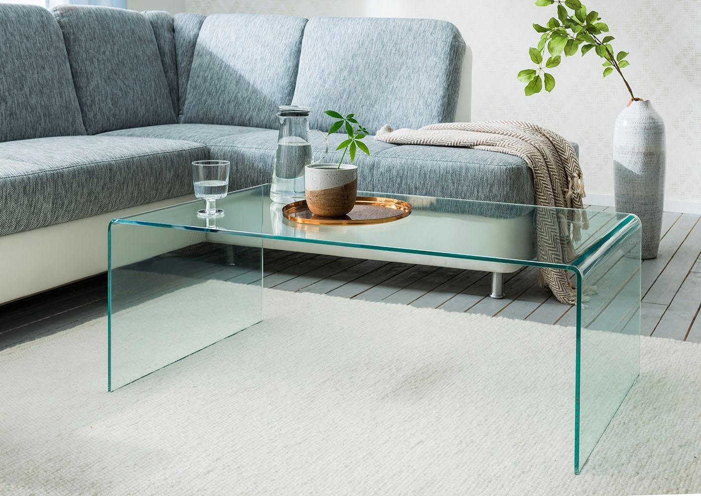 Paroli Salontafel gemaakt van helder glas