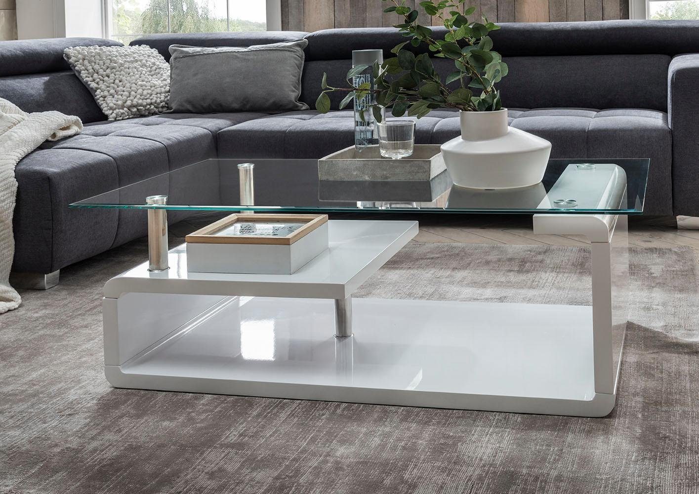 Paroli Salontafel met glasplaat