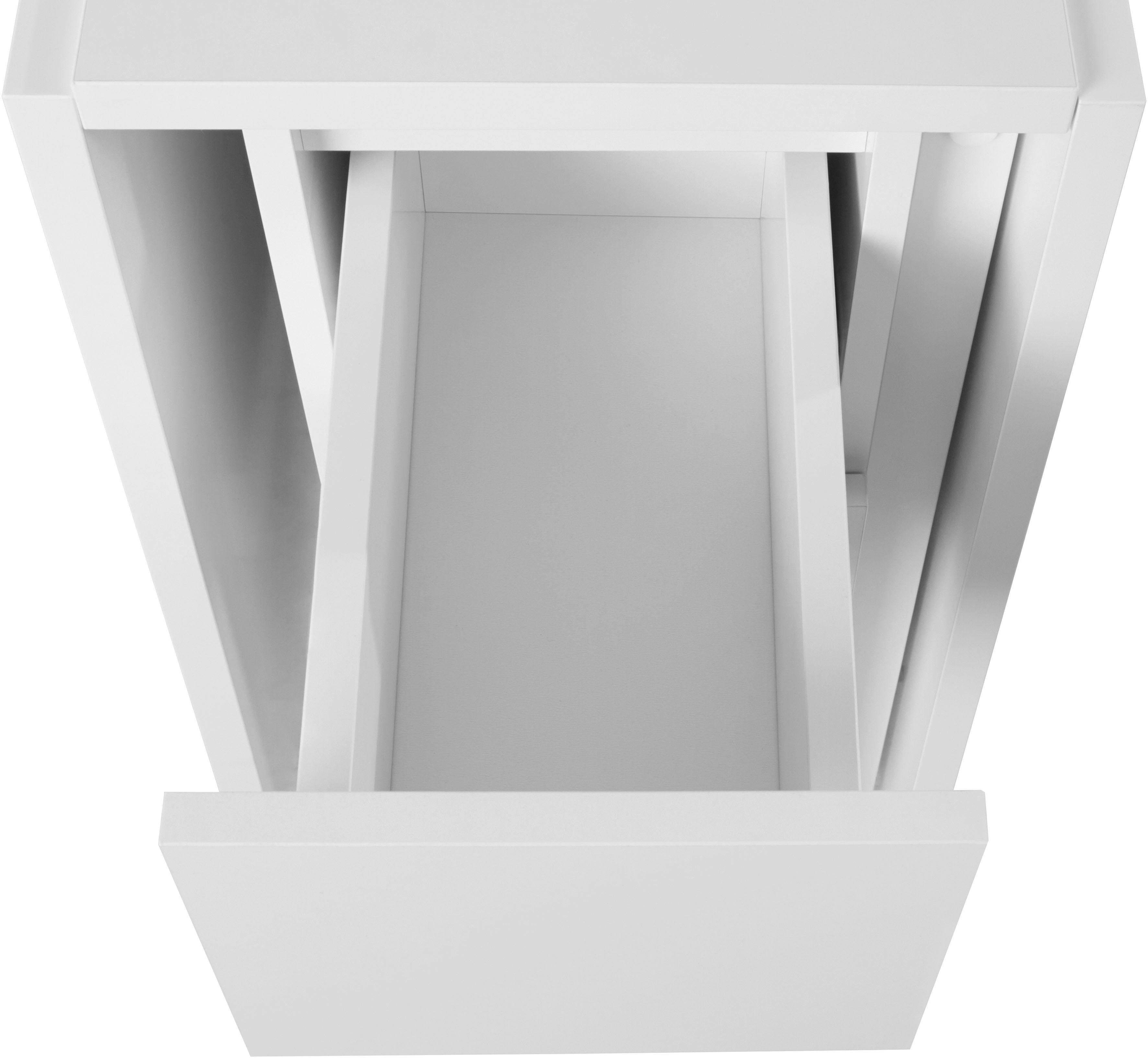 Woodman Eettafel Jasper met een rechthoekig tafelblad en uittrekfunctie, breedte 90 cm