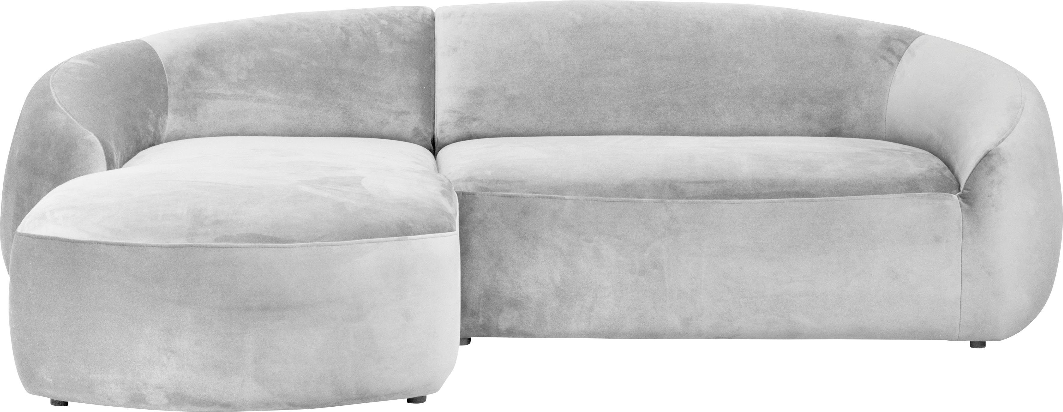 LeGer Home by Lena Gercke Hoekbank YANI, L-vorm, designbank, organische vorm, afmetingen B/D/H: 255/170/81 cm