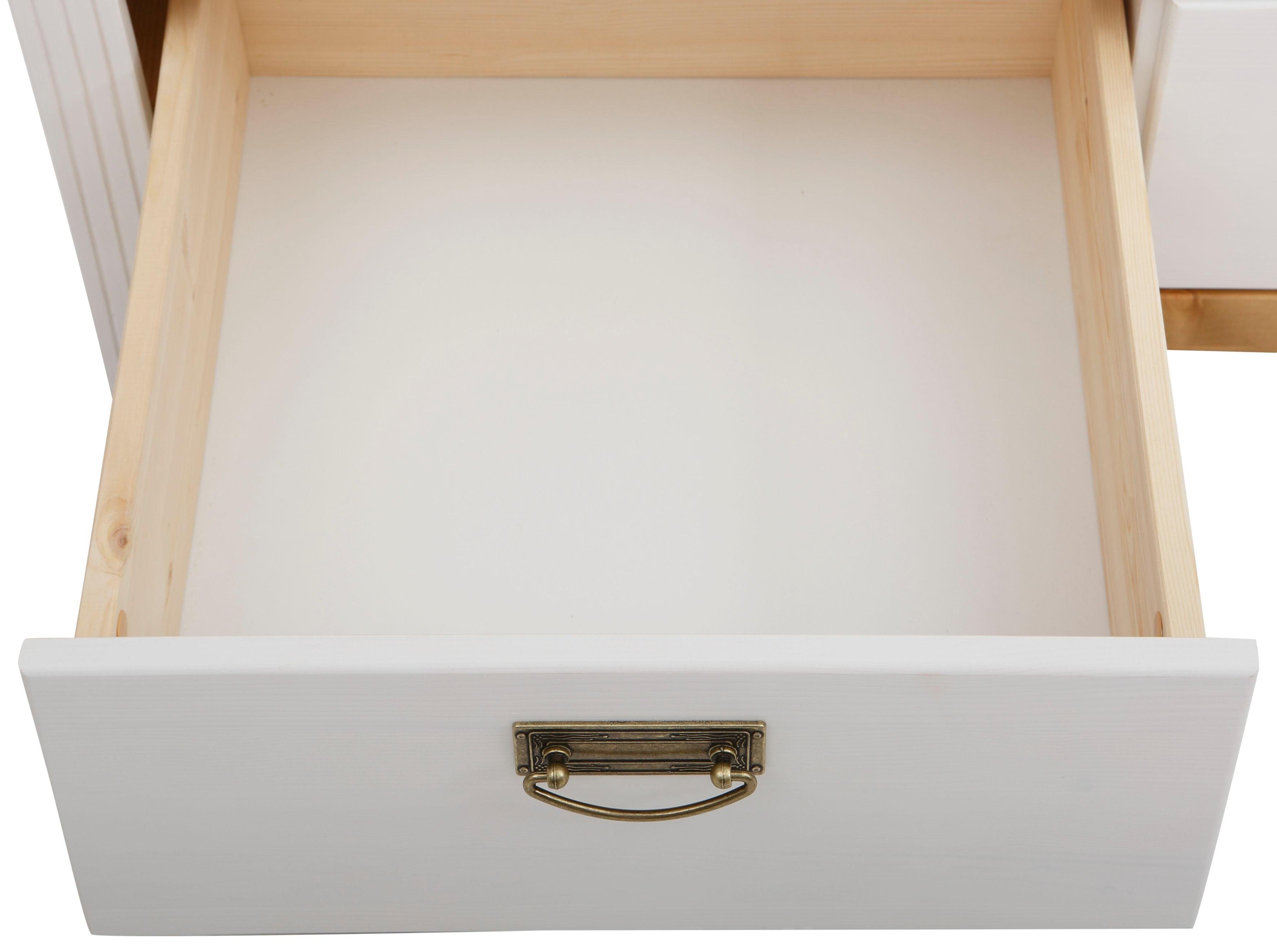 Home affaire Schuifdeurkast Konrad Breedte 111 cm, van massief, FSC®-gecertificeerd dennenhout