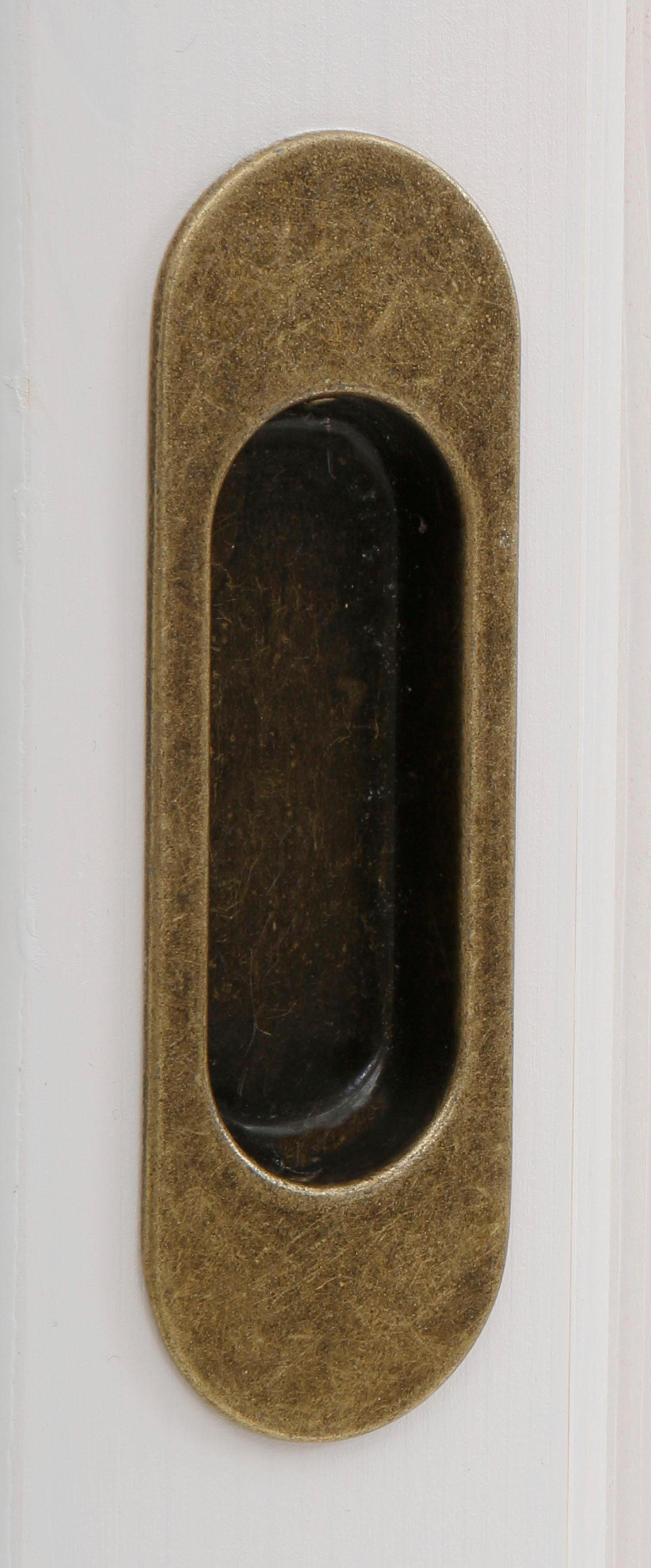 Home affaire Schuifdeurkast Konrad Breedte 111 cm, van massief, FSC®-gecertificeerd dennenhout