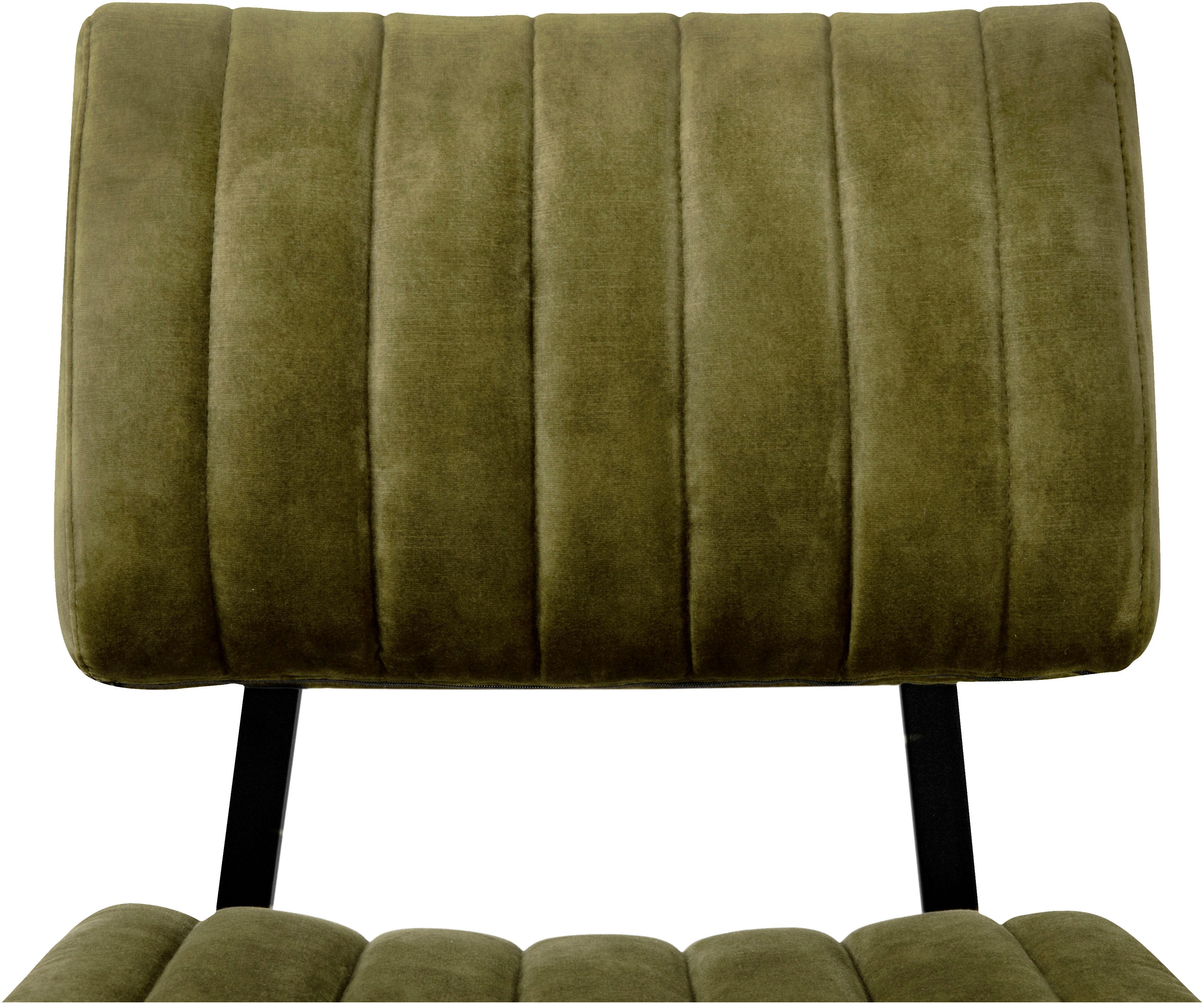 OMG Design Eetkamerstoel Ivan onderhoudsvriendelijk velvet bekleding, keukenstoel (set)