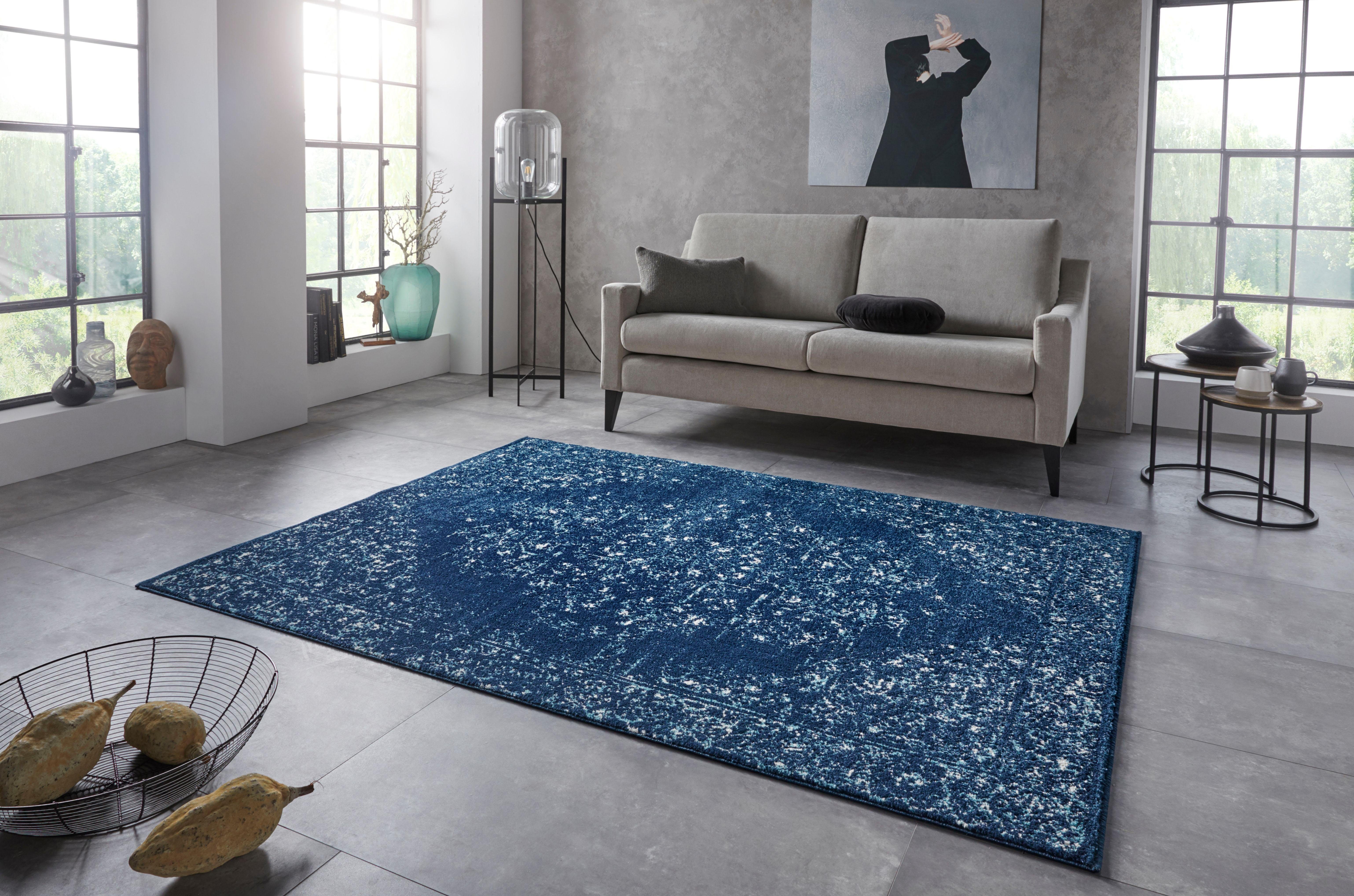 NOURISTAN Vloerkleed Pandeh Korte pool, oriënt-look, used look, volle kleuren