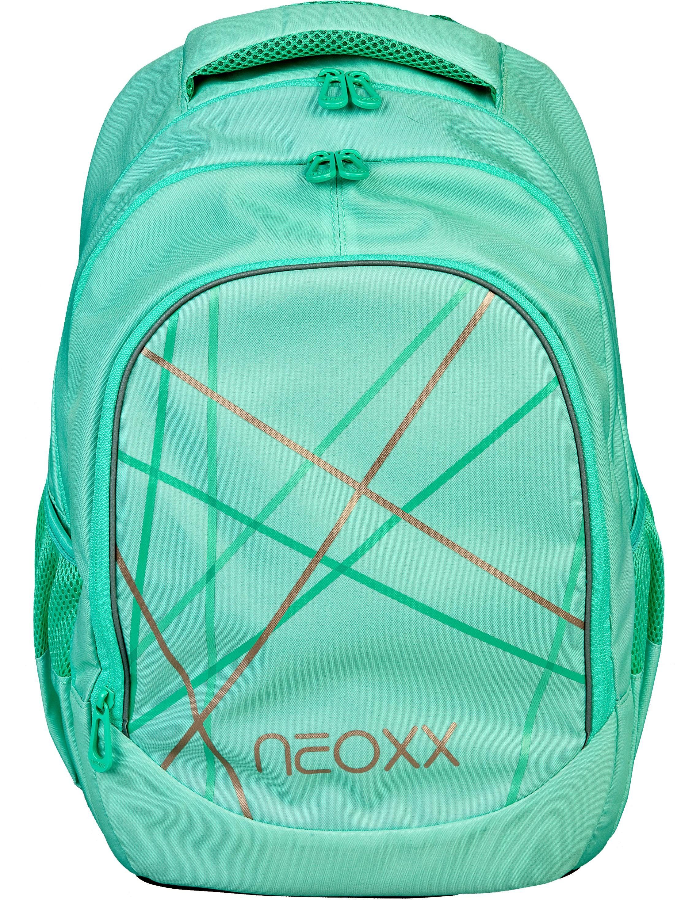 neoxx schoolrugzak Fly, Mint to be