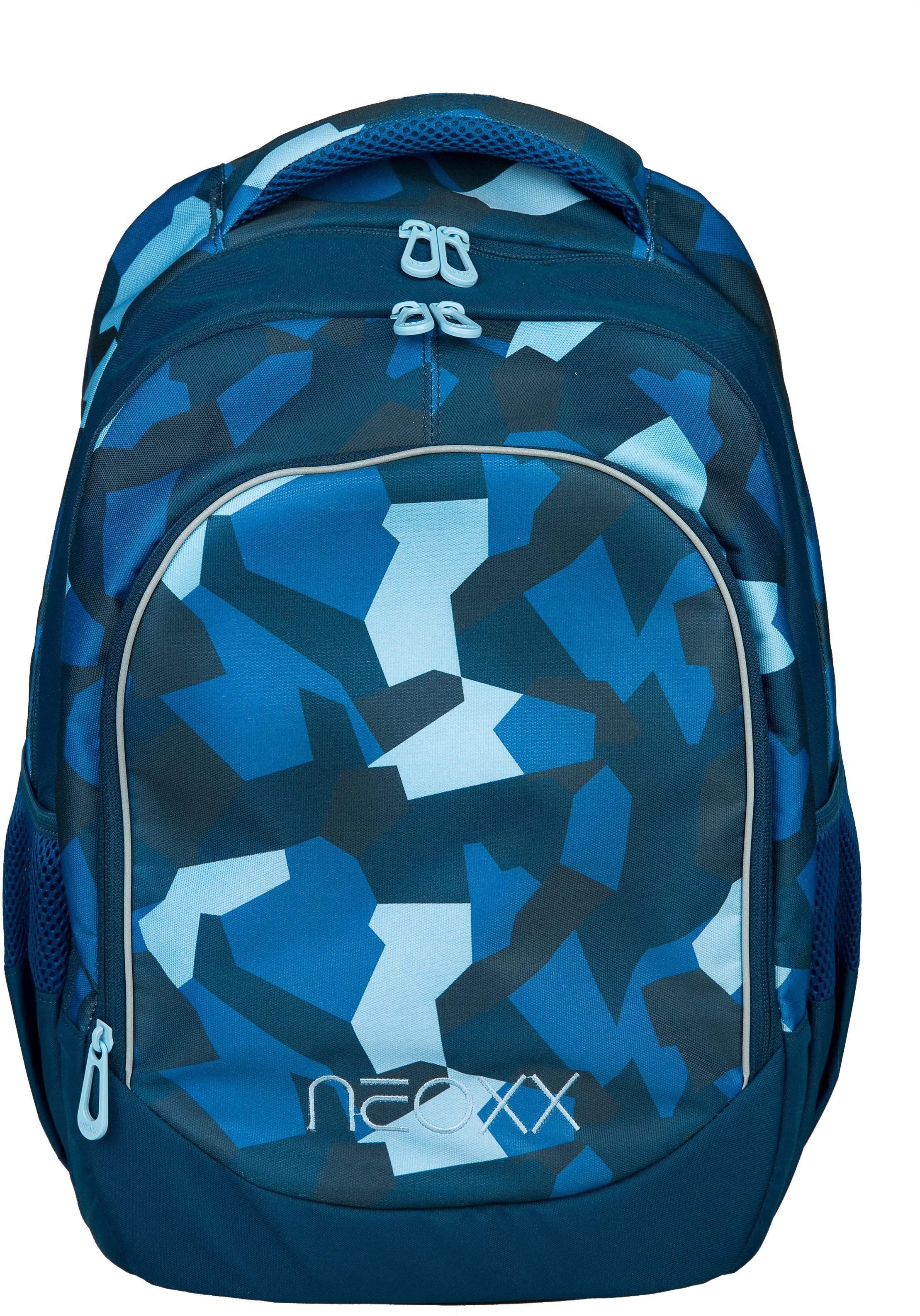 neoxx Schoolrugzak Fly, Camo nation van gerecyclede petflessen