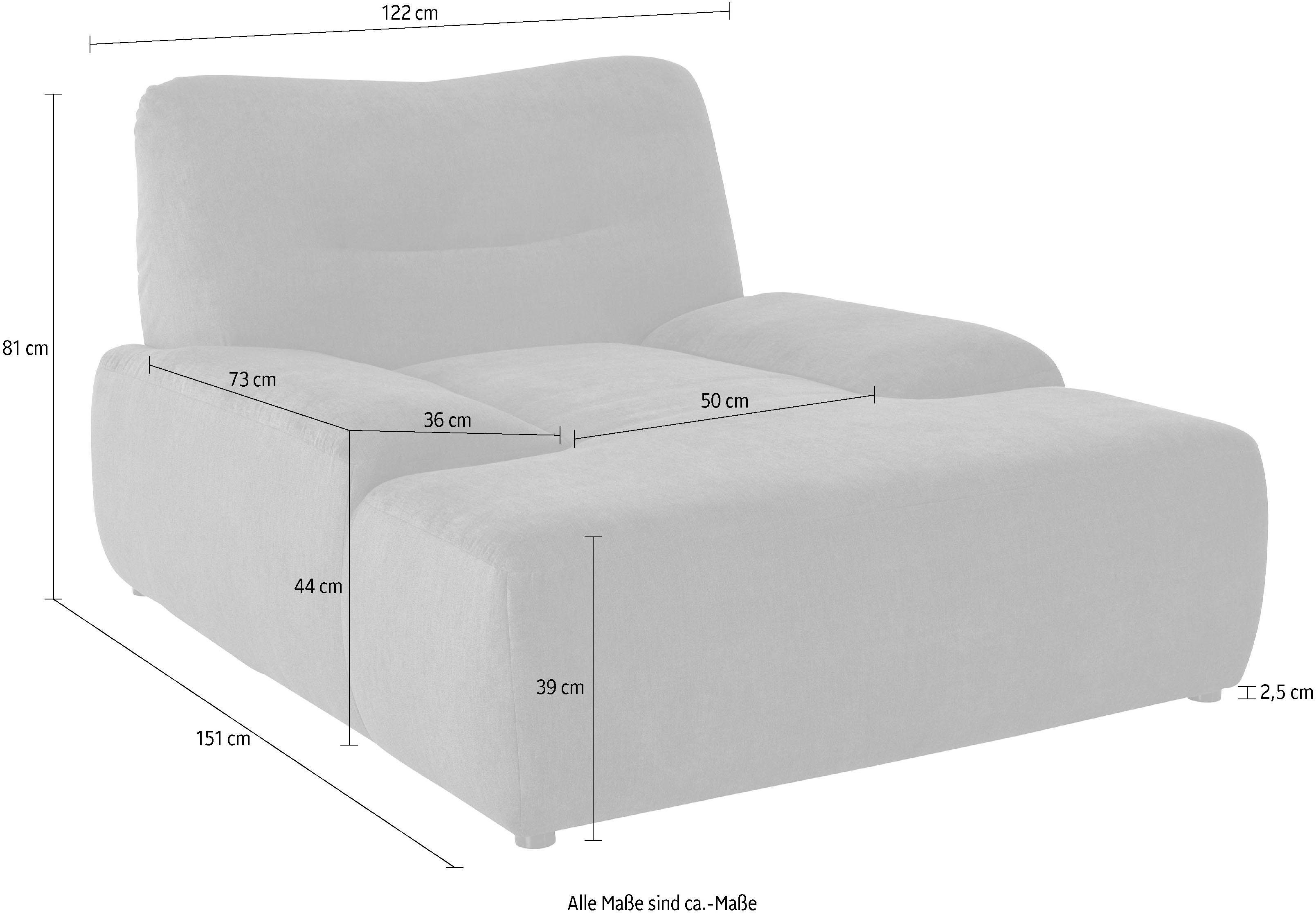 DOMO collection Loveseat Cesena