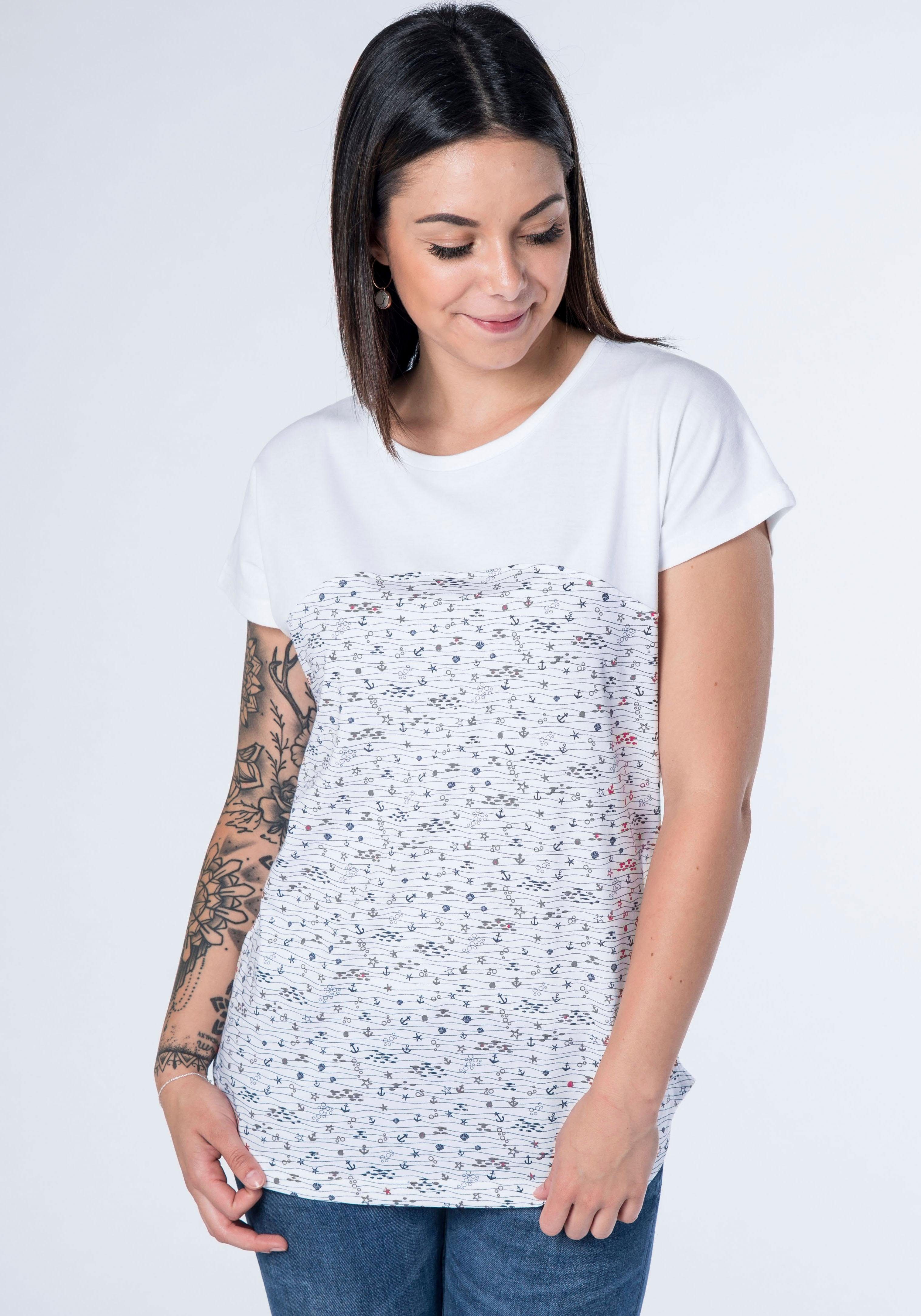 Alife & Kickin T-shirt trendy lang shirt met strepen of motieven